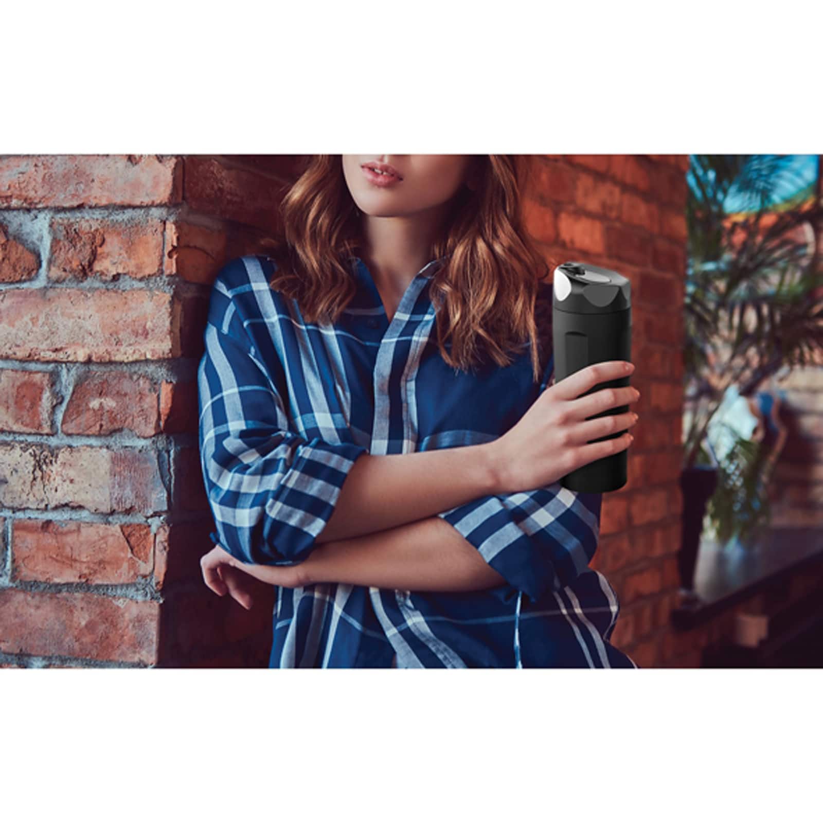 Asobu® 13oz. Black Compact Café Insulated Travel Mug