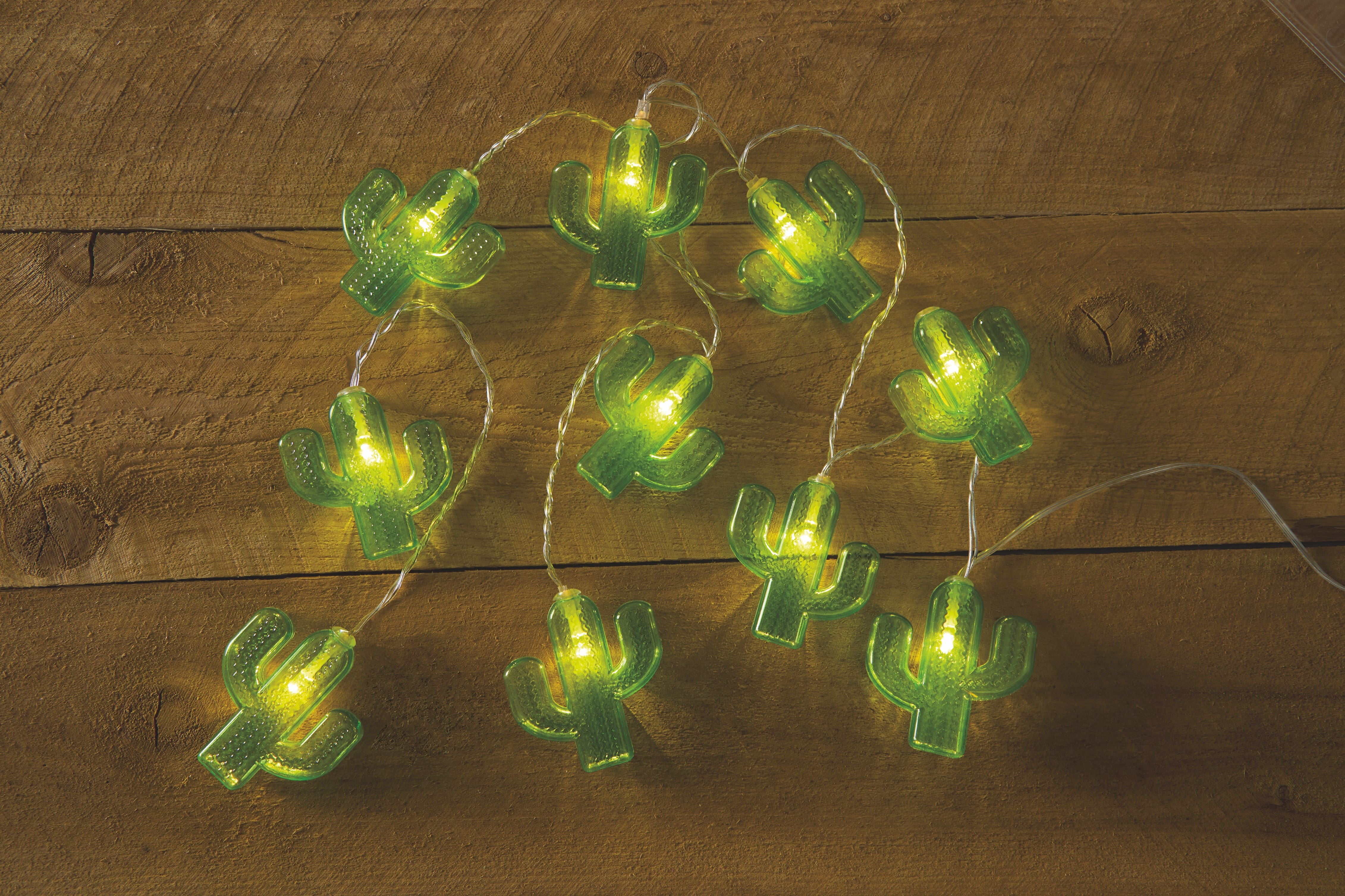 10ct. Cactus Icon LED String Lights by Ashland®