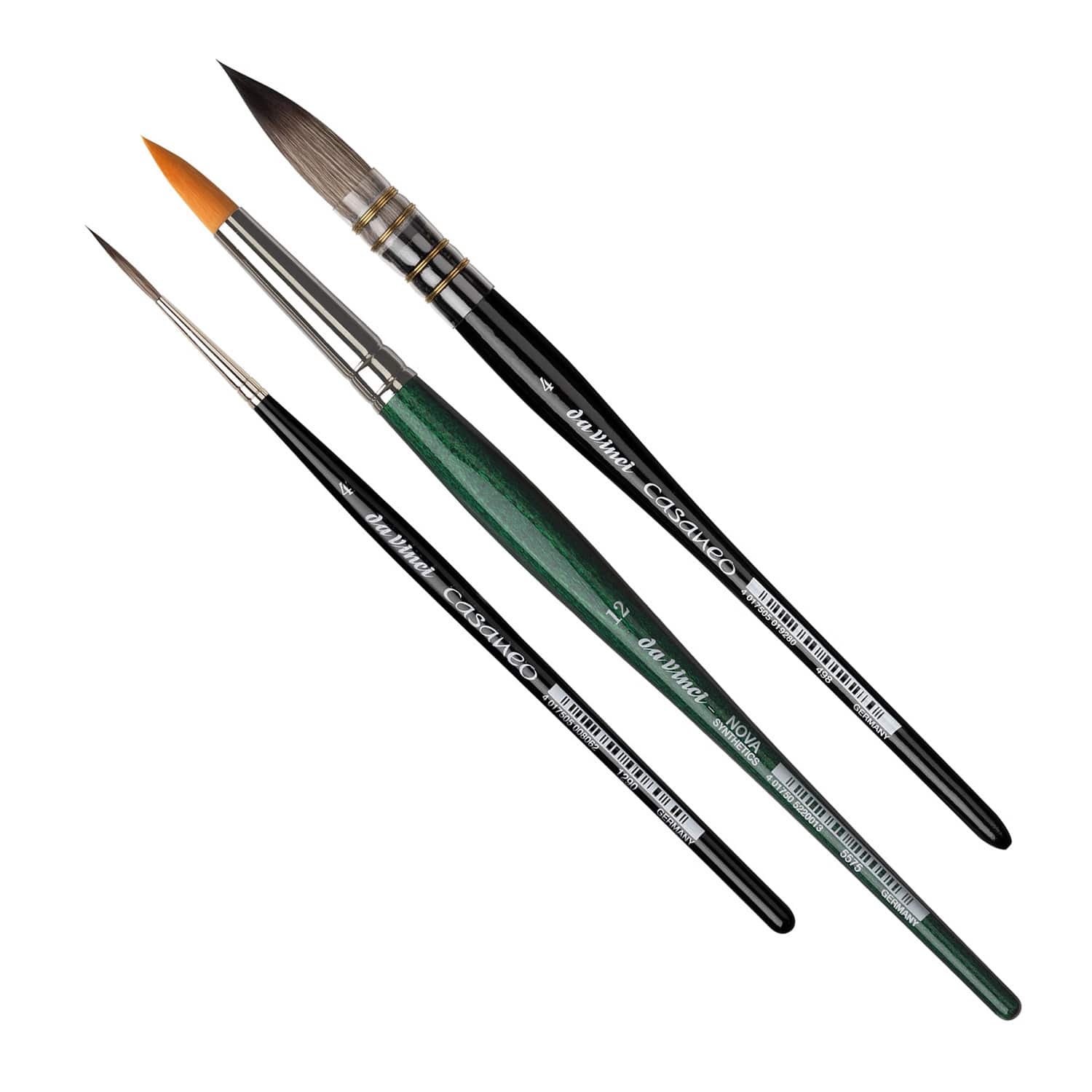 da Vinci Cesc Farré Artist Signature 3 Piece Synthetic Brush Set