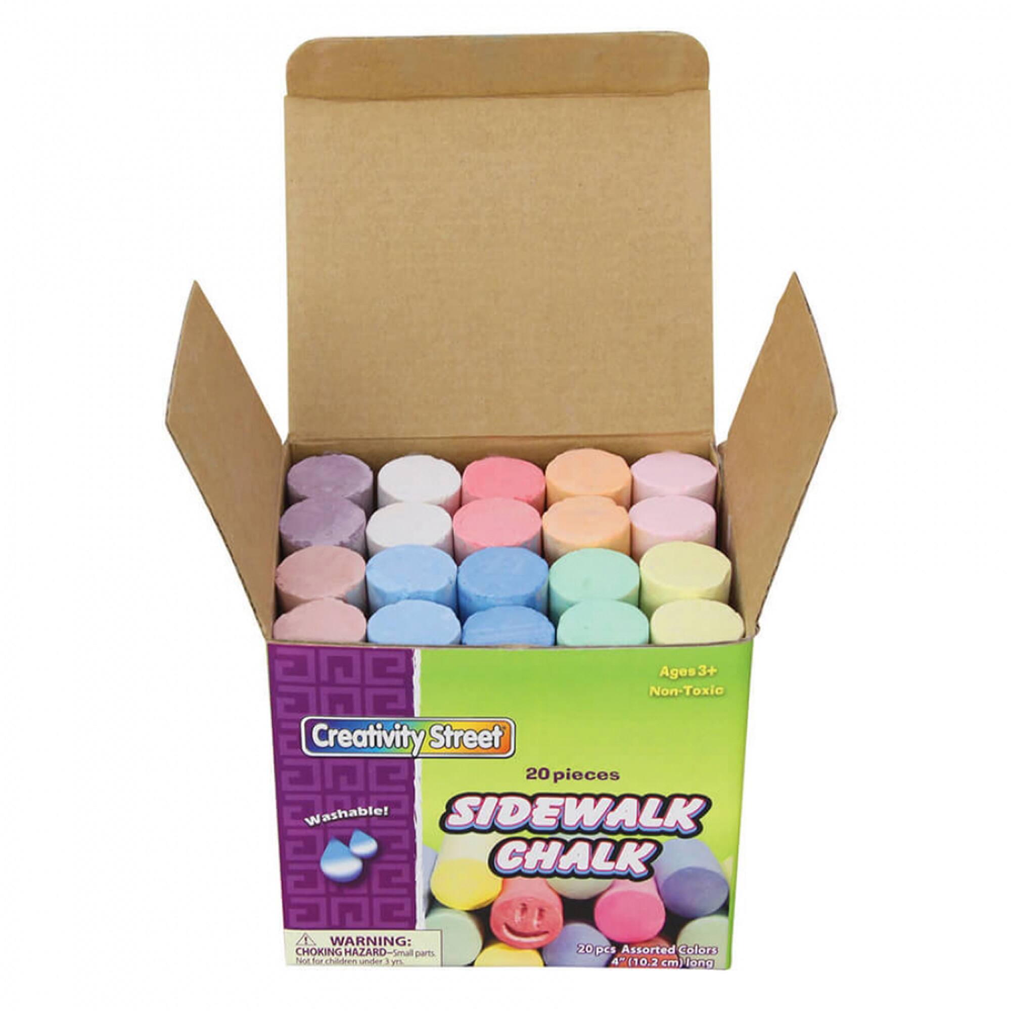 Creativity Street® Assorted Sidewalk Chalk, 6 Boxes