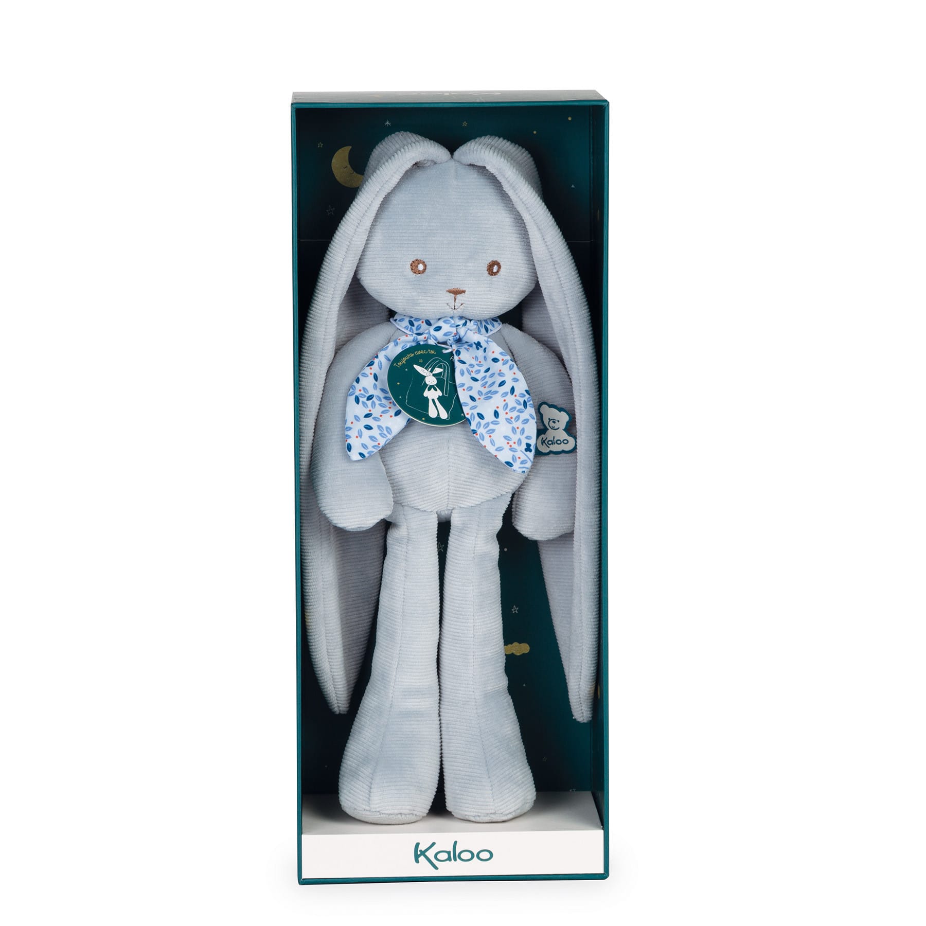 Kaloo® Lapinoo Medium Blue Rabbit Doll Plush Toy