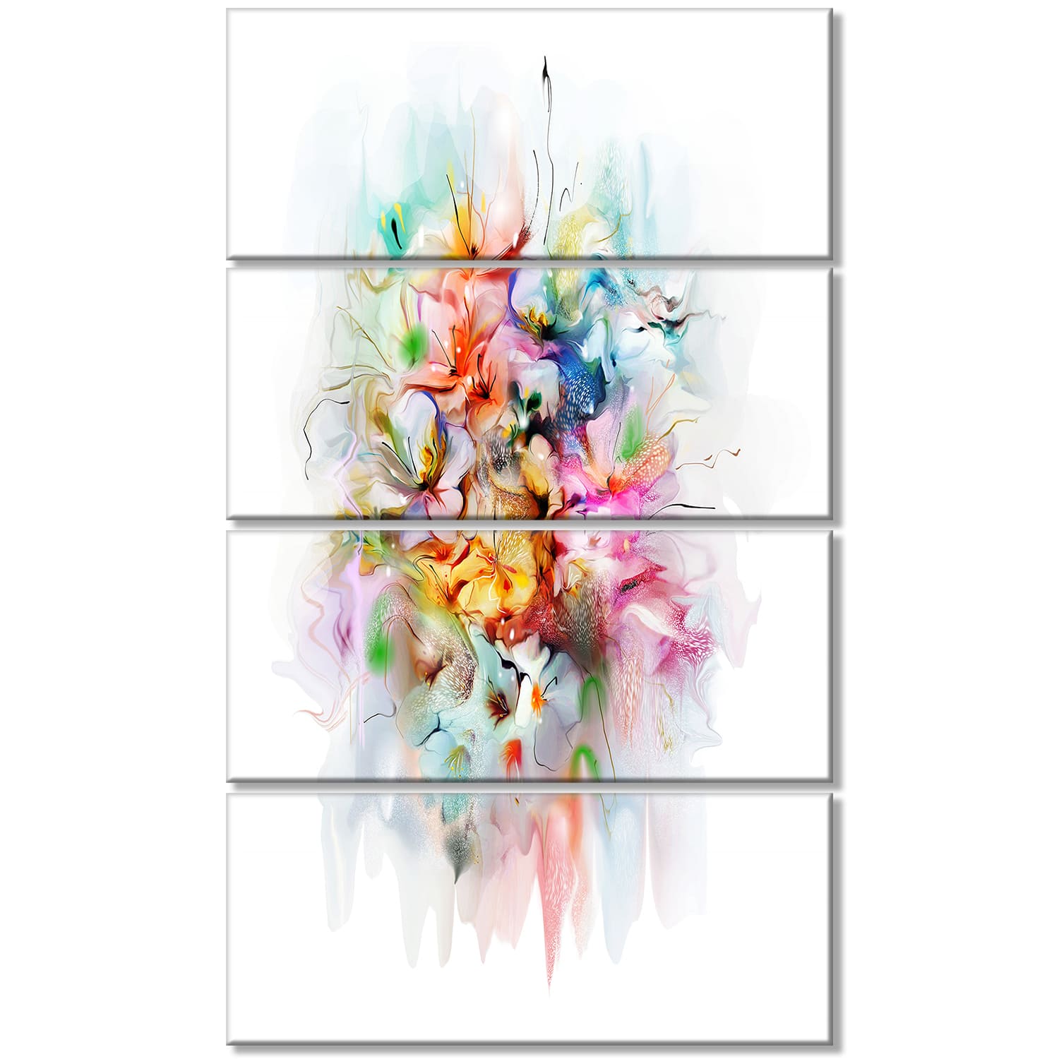Designart - Bunch of Watercolor Flowers