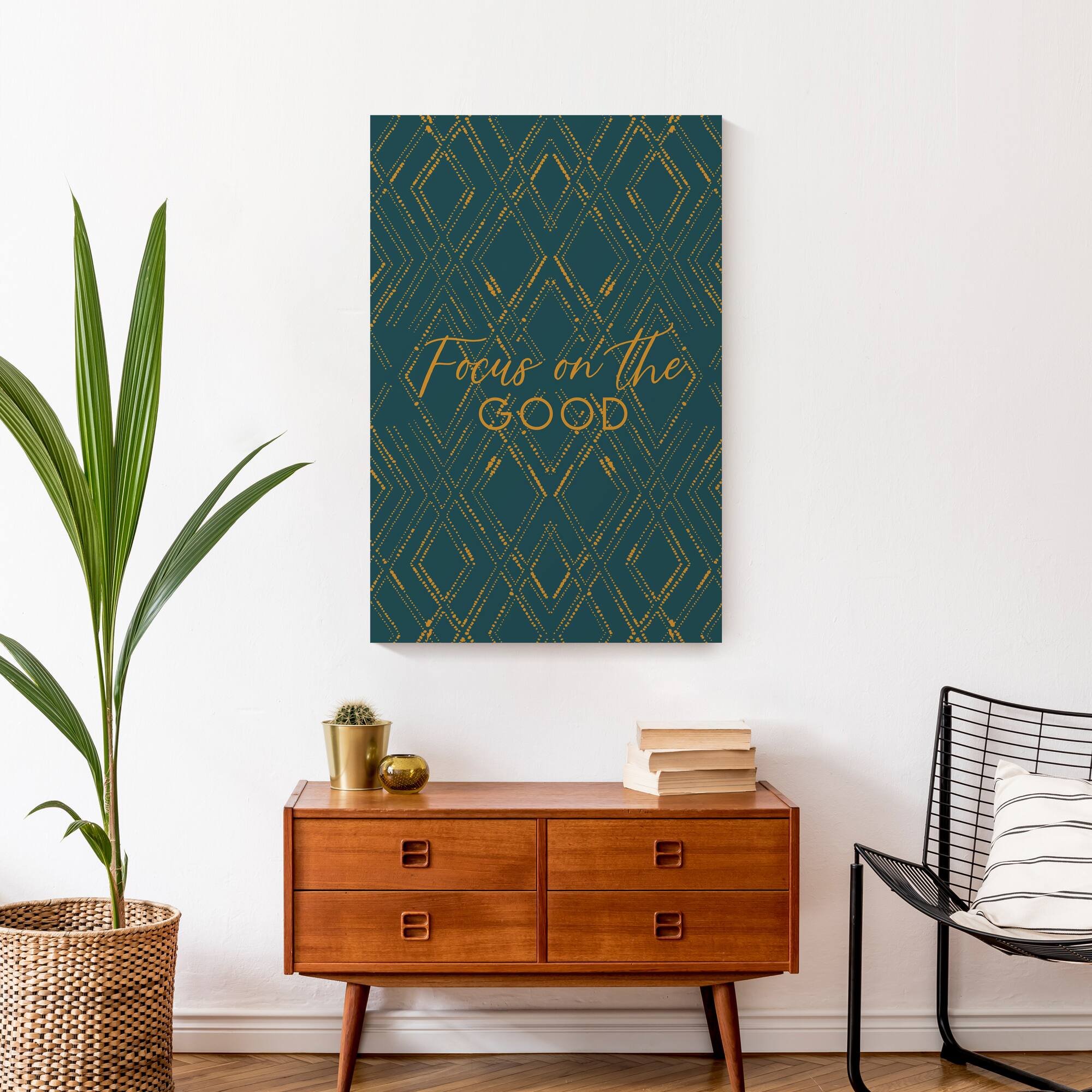 Focus On the Good Canvas Wall Art