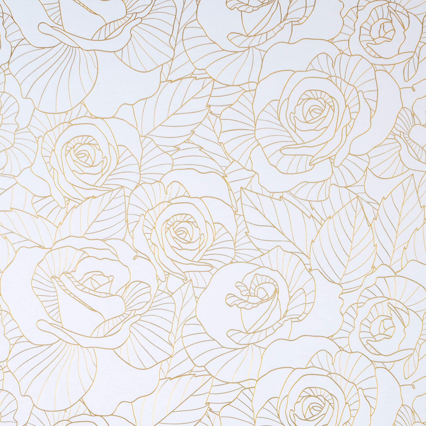 12" x 12" Gold Roses Cardstock Paper by Recollections™