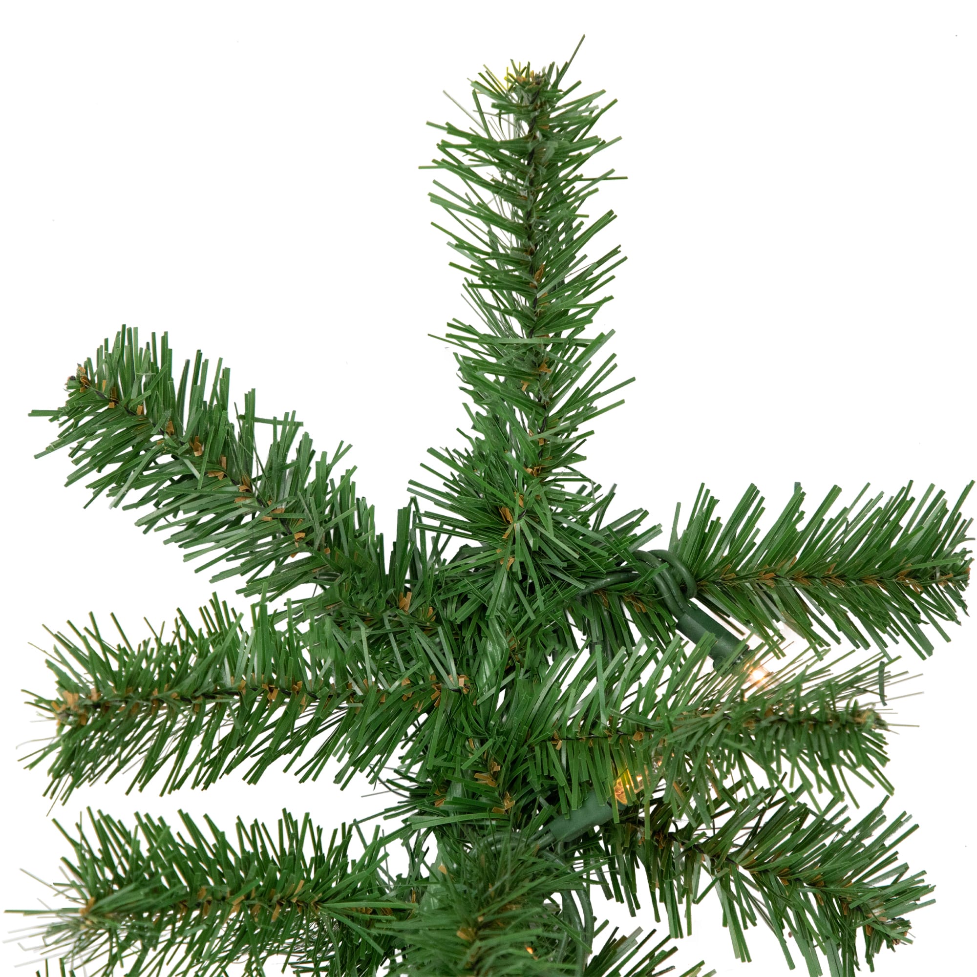 Northlight 9ft Prelit Dorchester Pine Artificial Clear Lights Christmas Indoor Garland, One Size, Green