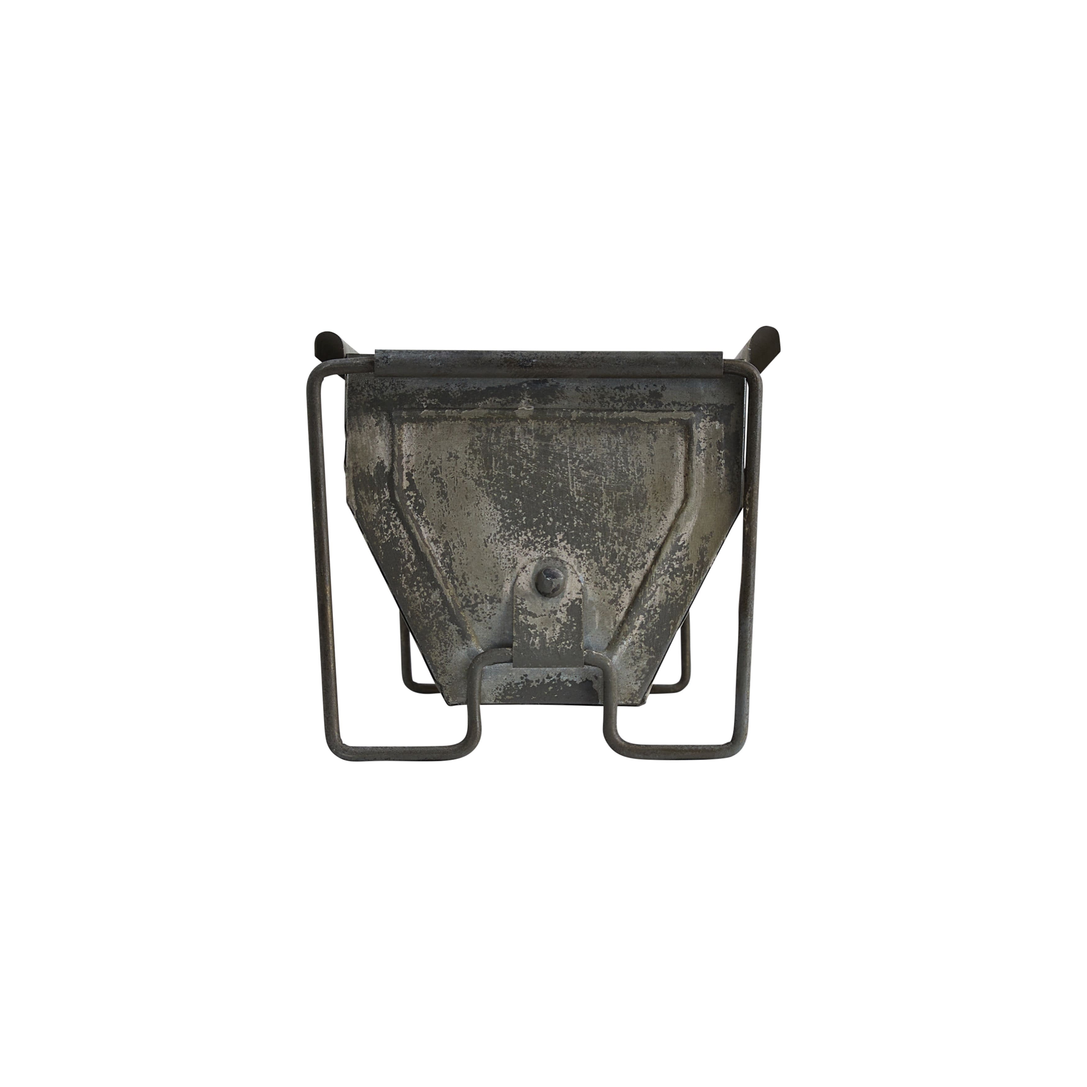 Hello Honey® Distressed Metal Trough Container