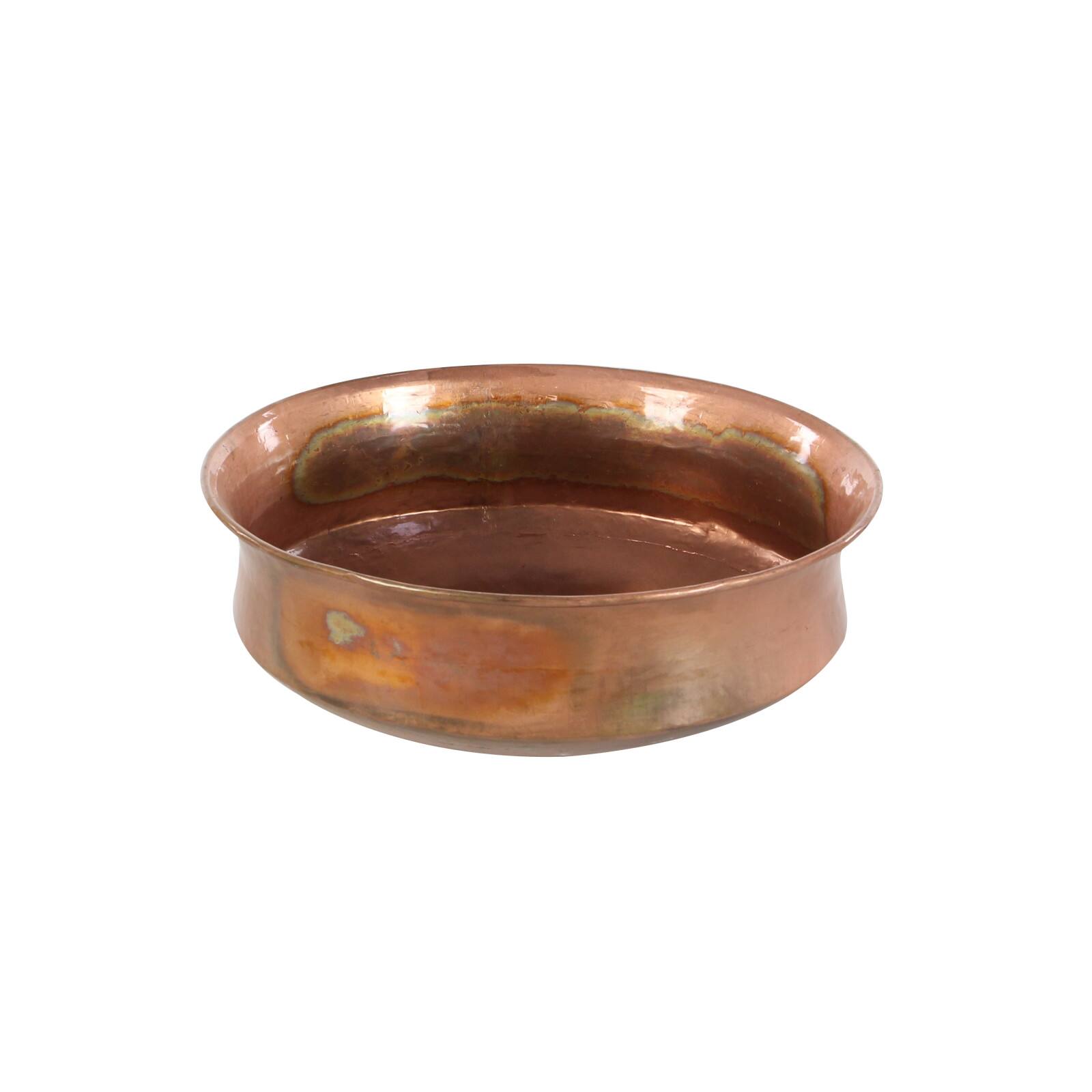 Copper Metal Rustic Planter Set