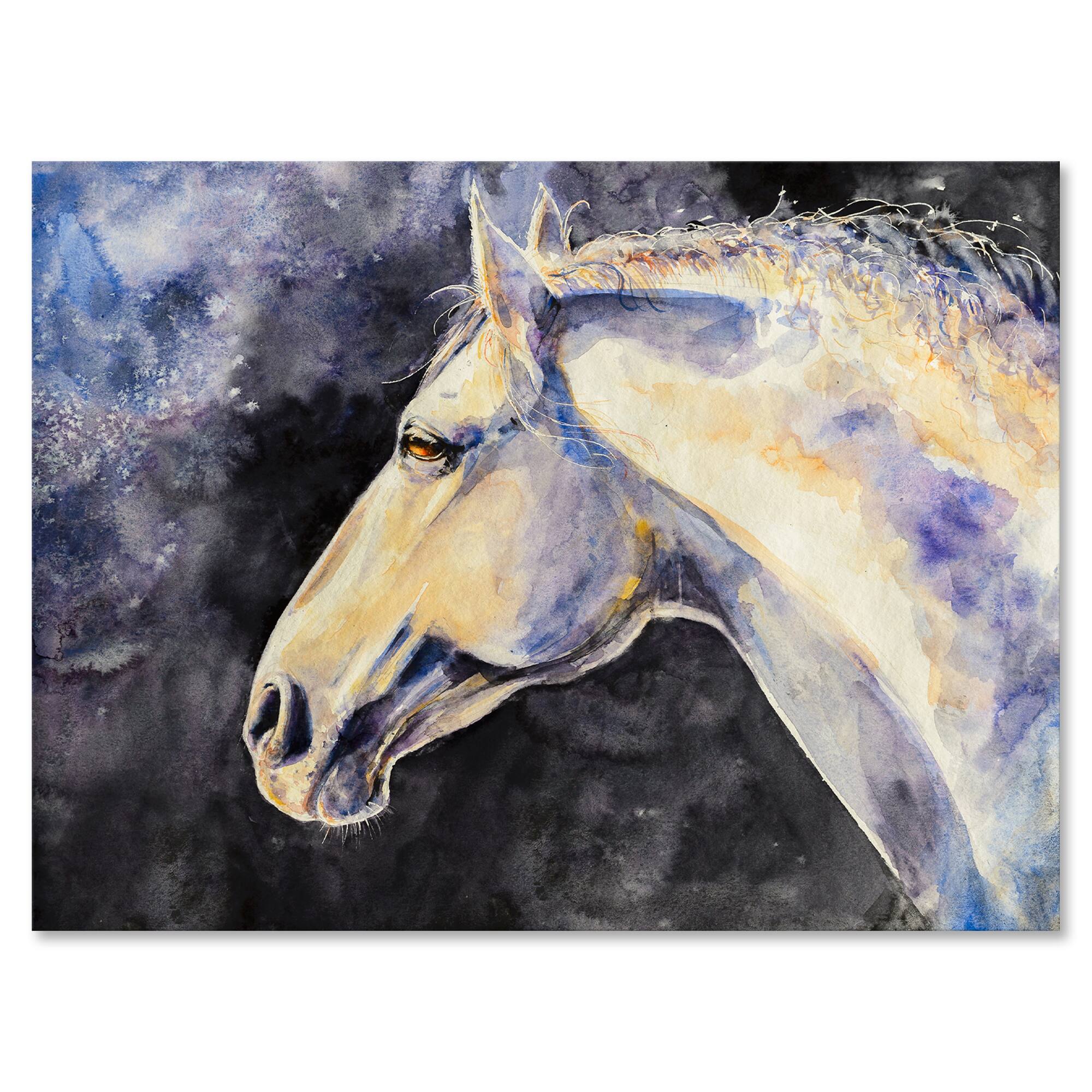 Designart - The Head of A Lipizzan Horse