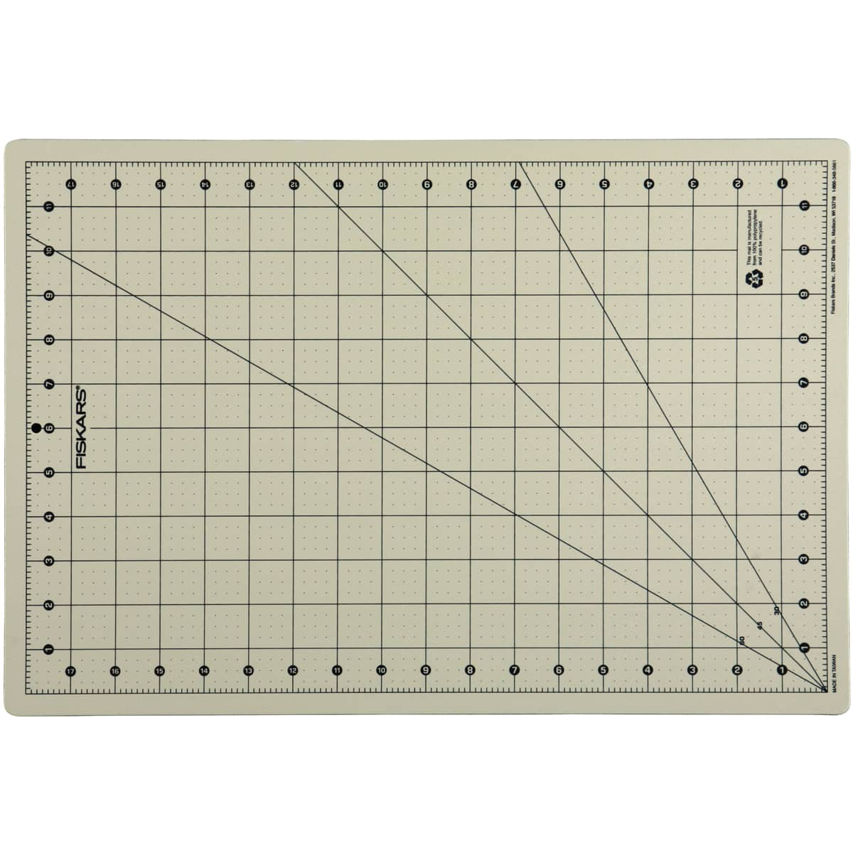 Fiskars® Self-Healing Eco Cutting Mat, 12" x 18"