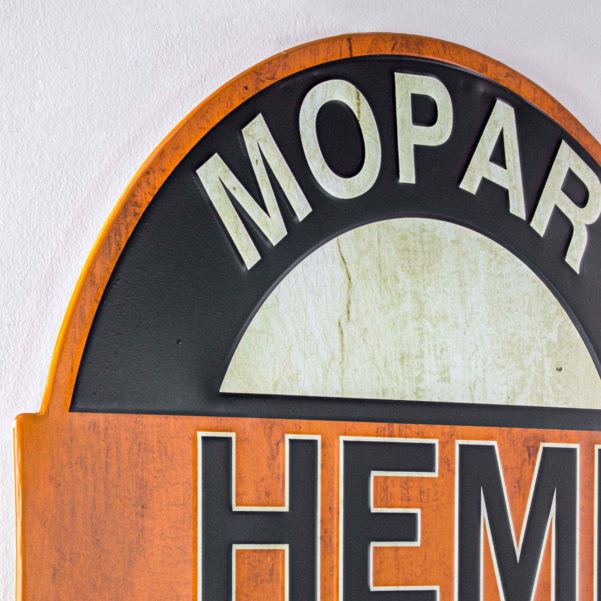 American Art Décor™ 16.25" Mopar HEMI® Garage Embossed Metal Wall Sign
