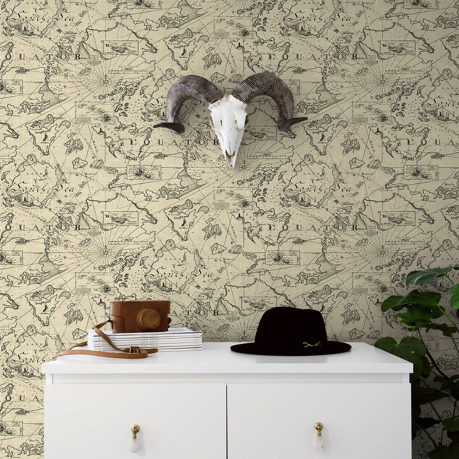 Tommy Bahama® Charted Course Peel & Stick Wallpaper