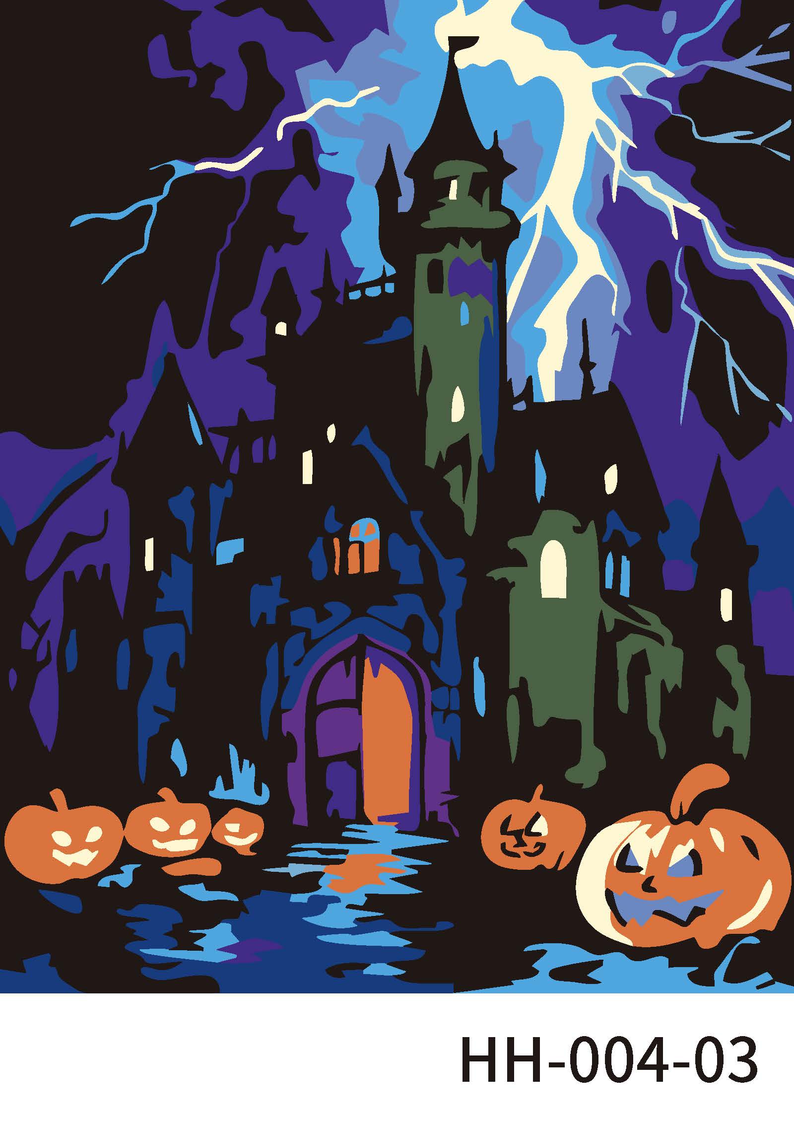 Haunted Houses Paint Marker-by-Number Kit by Artist's Loft®
