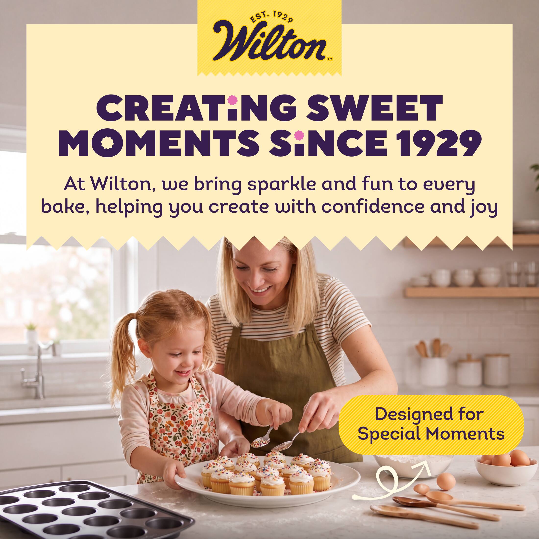 Wilton® Gold Non-Stick Bakeware 8" Square Cake Pan