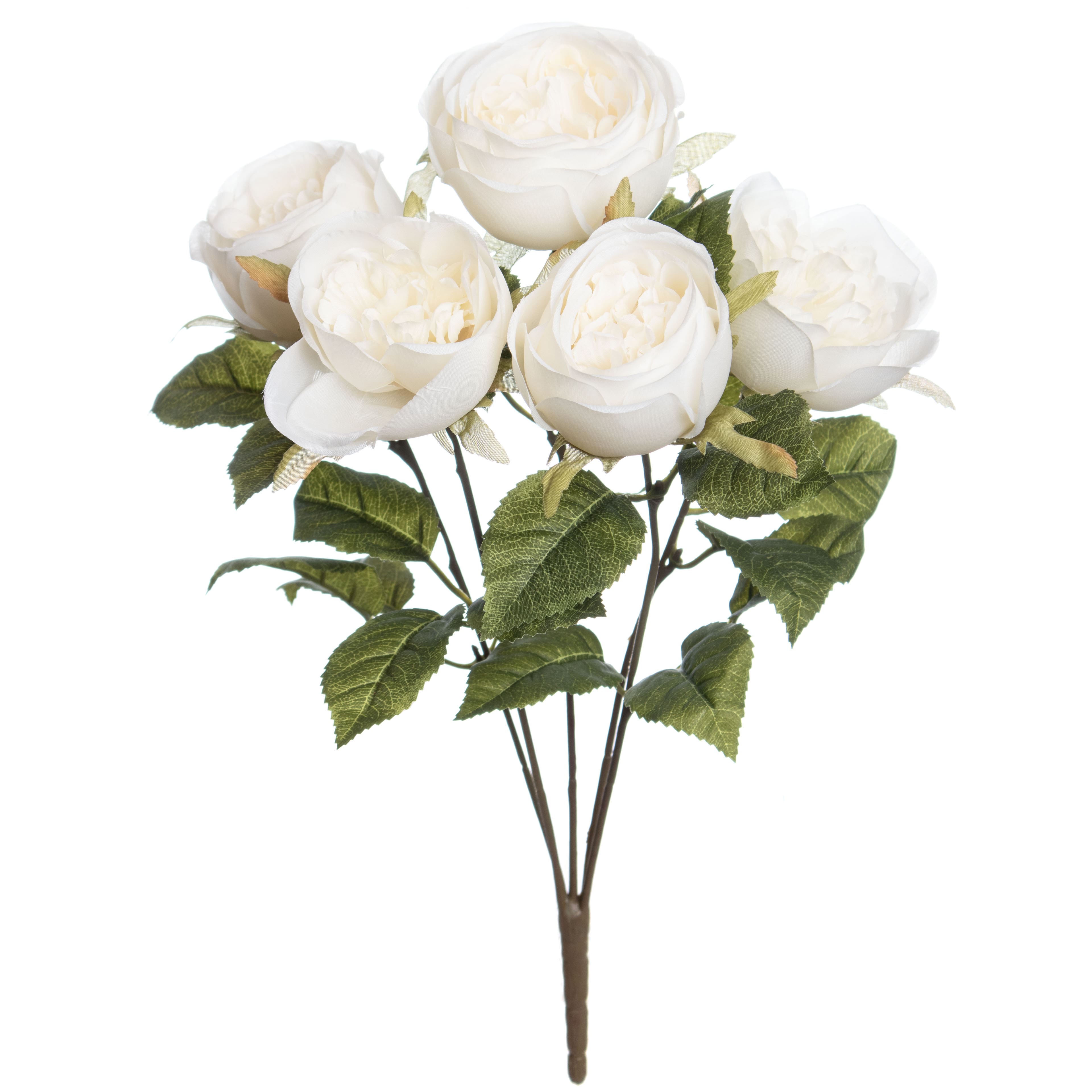 17" Cream Water Resistant Rose Bush by Ashland®