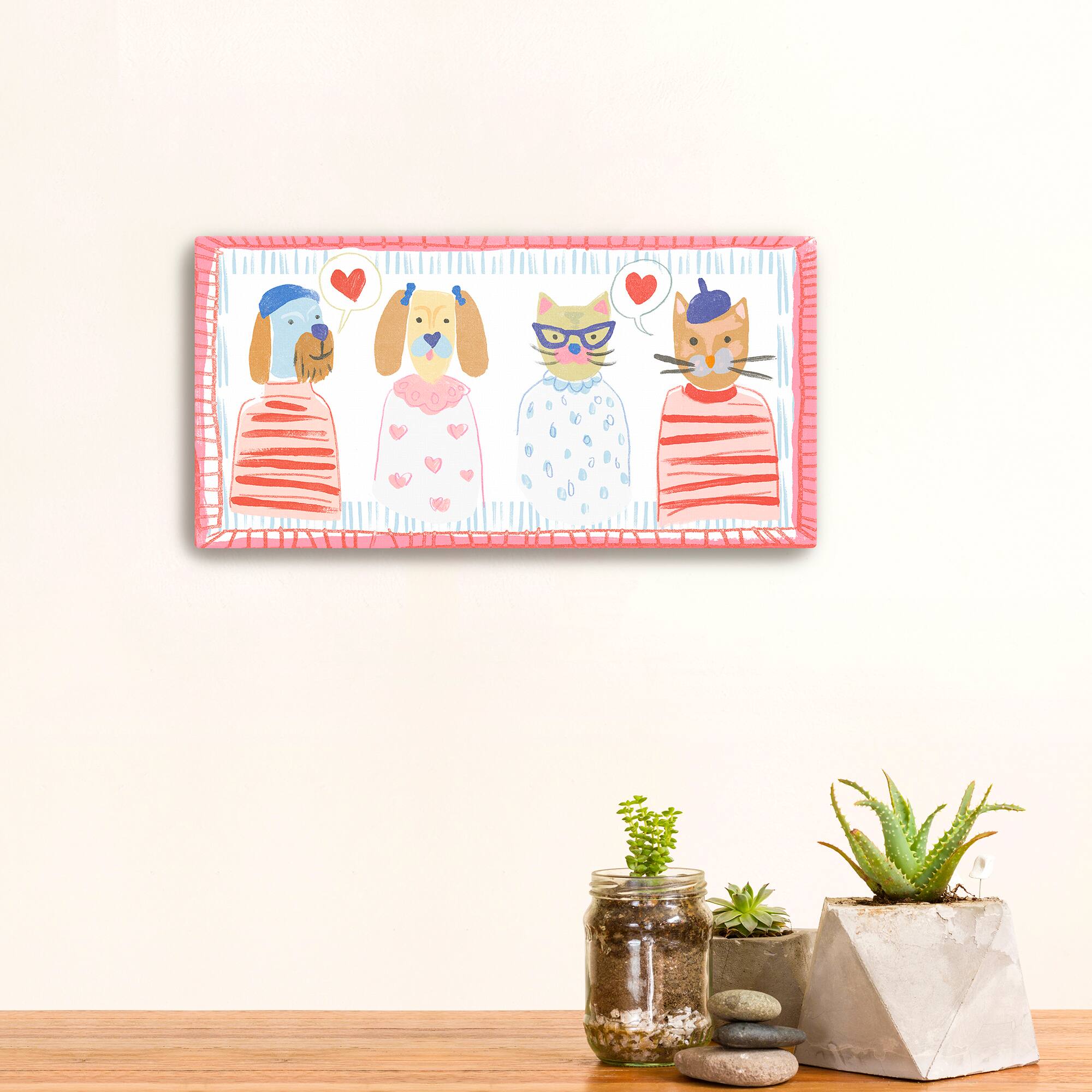 Cameo Characters D Canvas Giclée Art