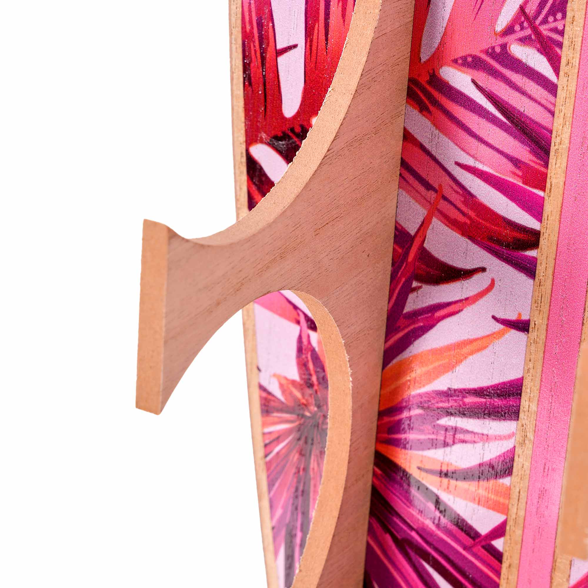 American Art Decor Tipsy Tropical Surfboard Wine Rack - 8" x 25.5" x 7.5"