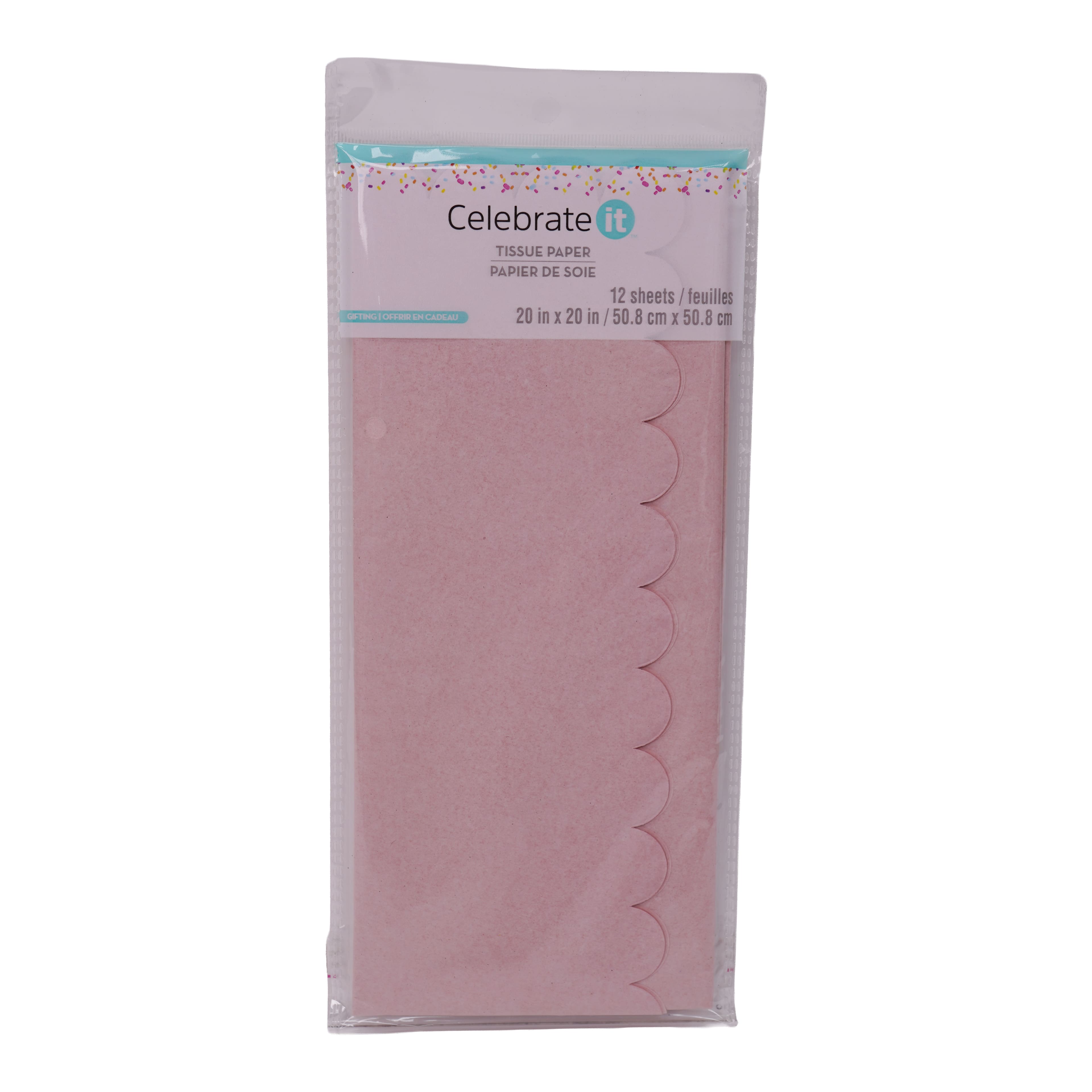 Scalloped Tissue Paper Sheets