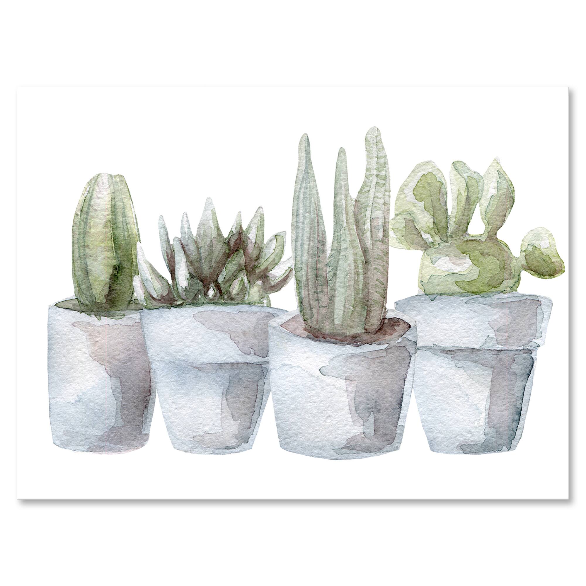 Designart - Cactus and Succulent House Plants V