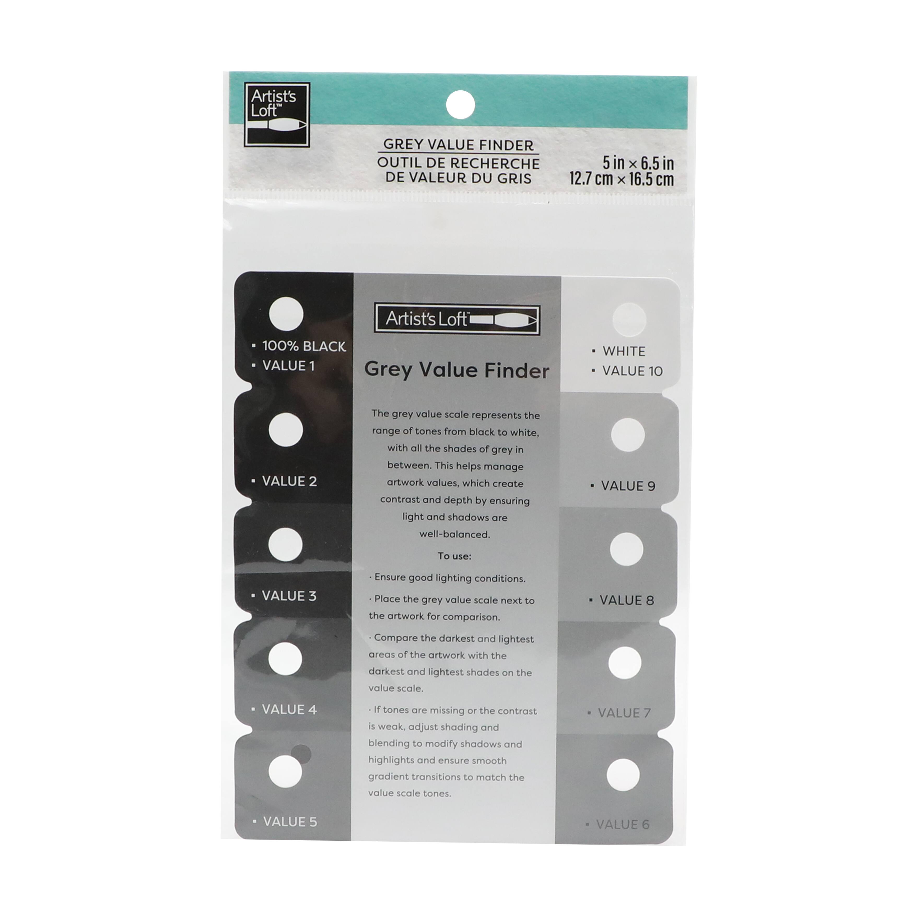12 Pack: Gray Scale Finder by Artist's Loft™