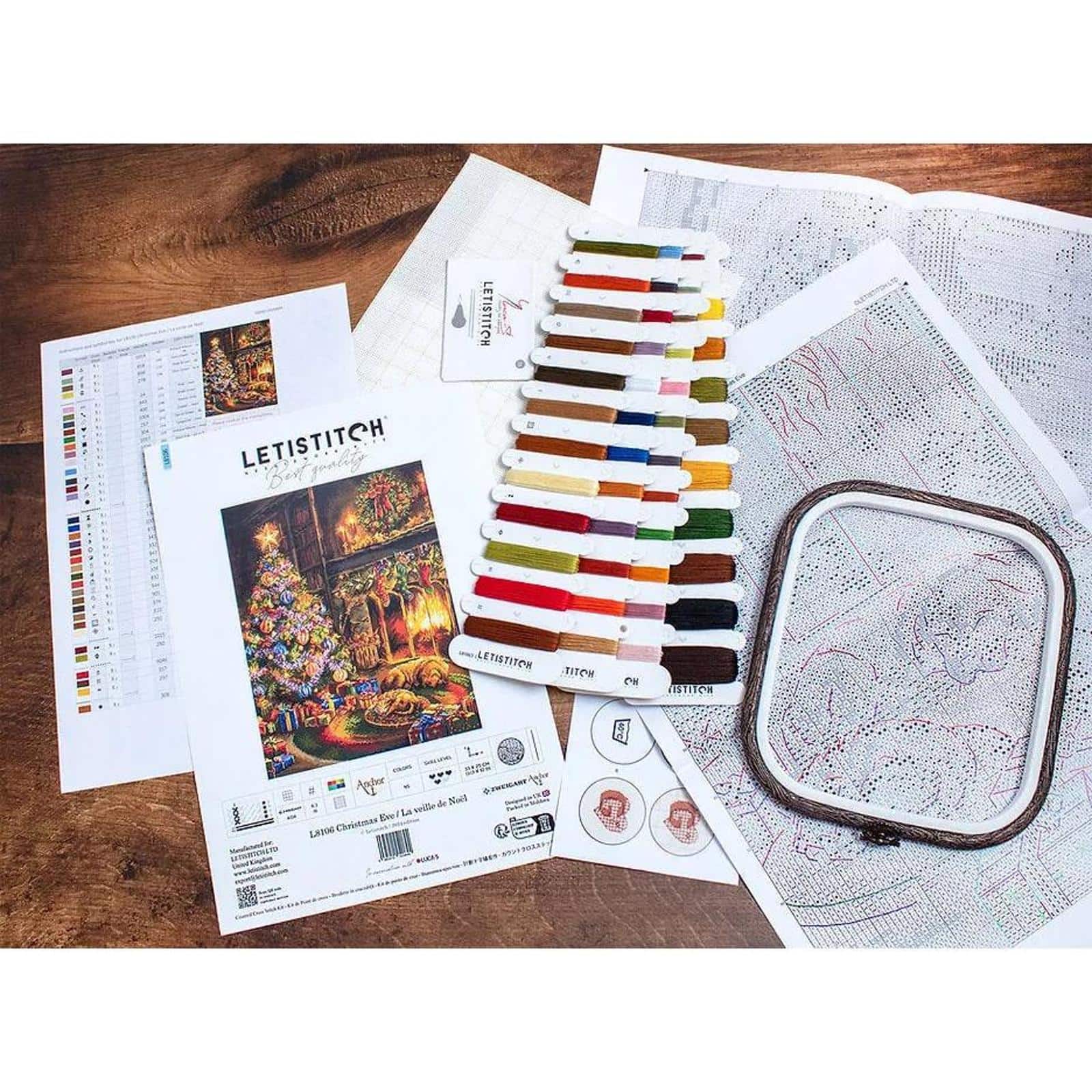 Letistitch Christmas Eve Counted Cross Stitch Kit