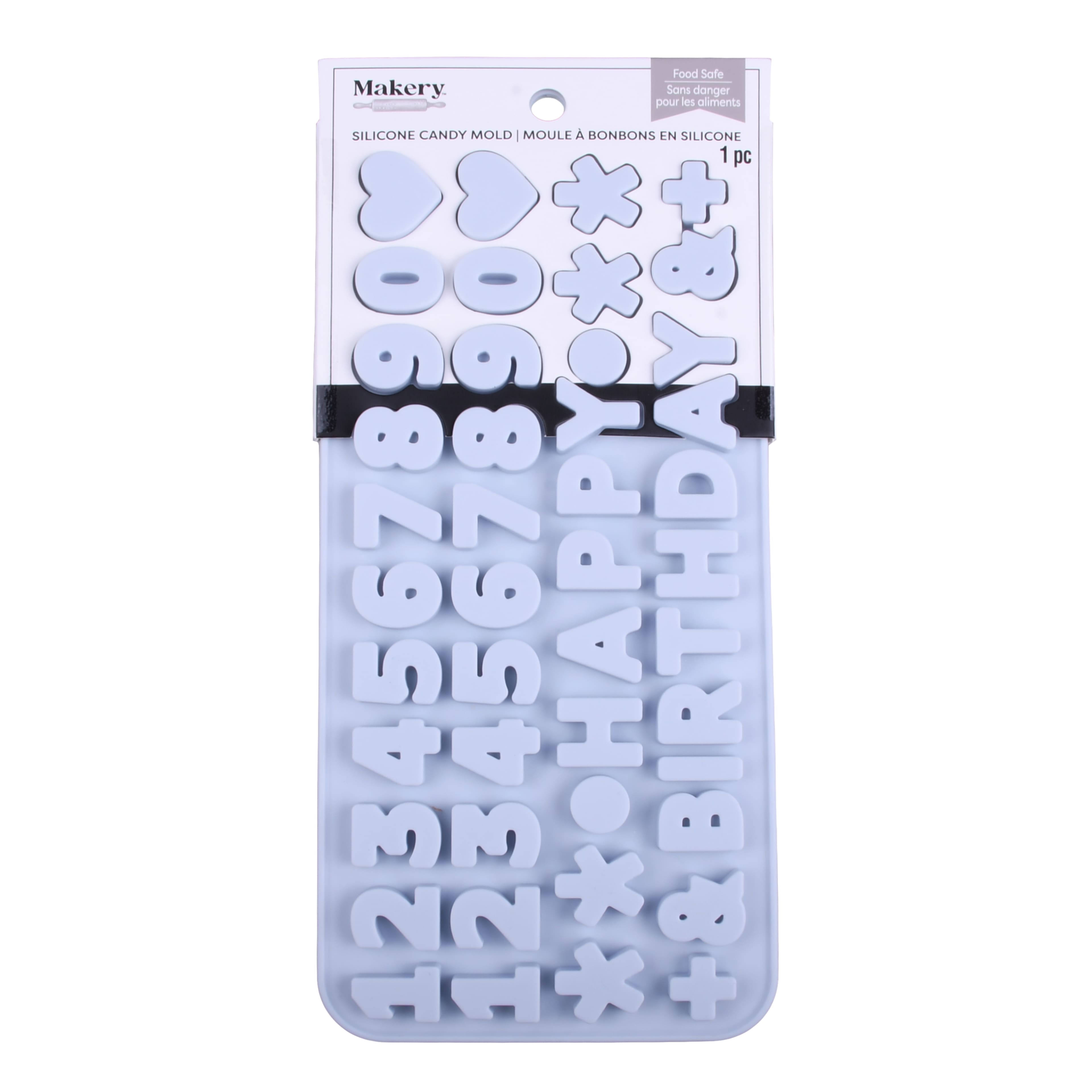 Birthday Numbers  Silicone Candy Mold by Makery™
