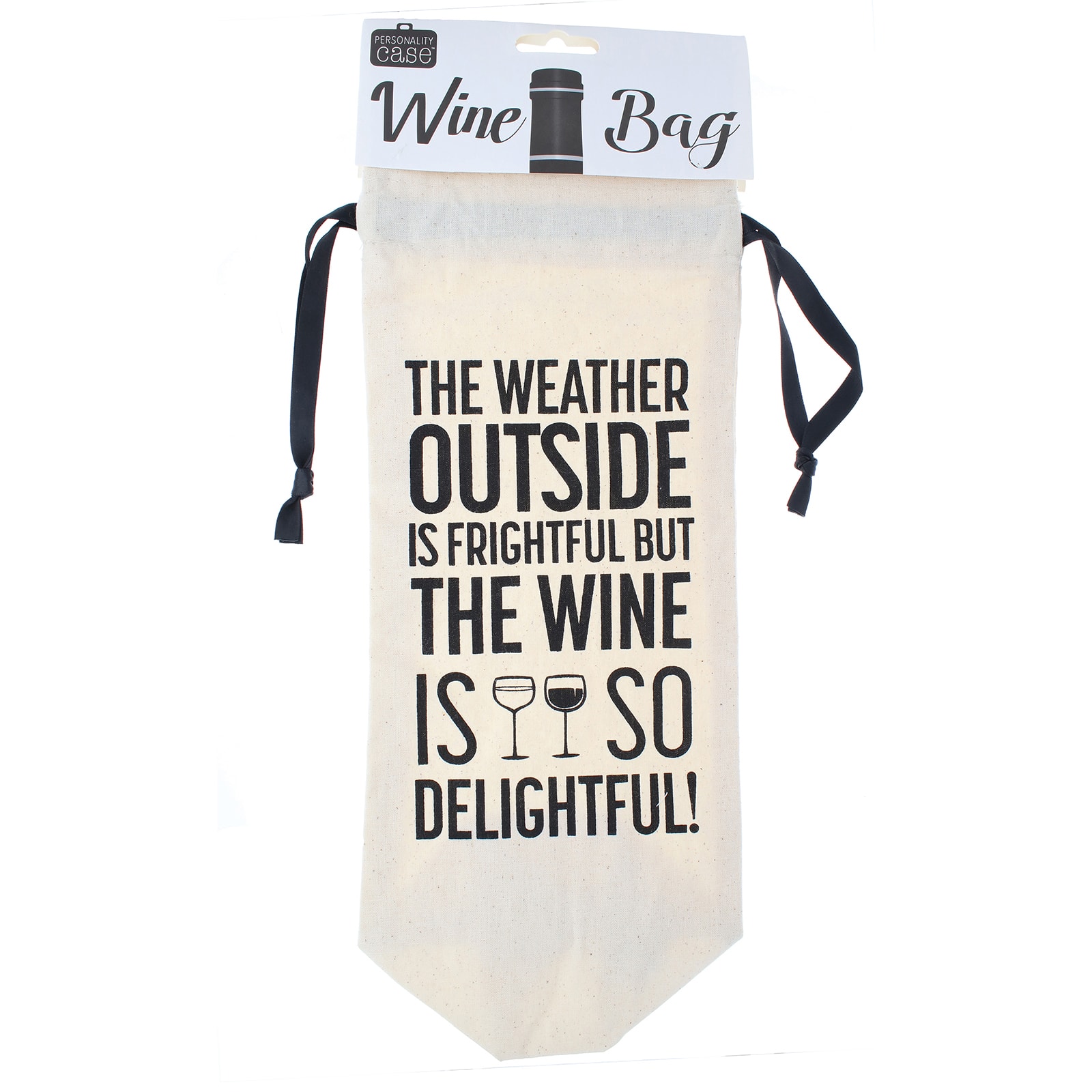 Personality Case™ Delightful Canvas Wine Bag