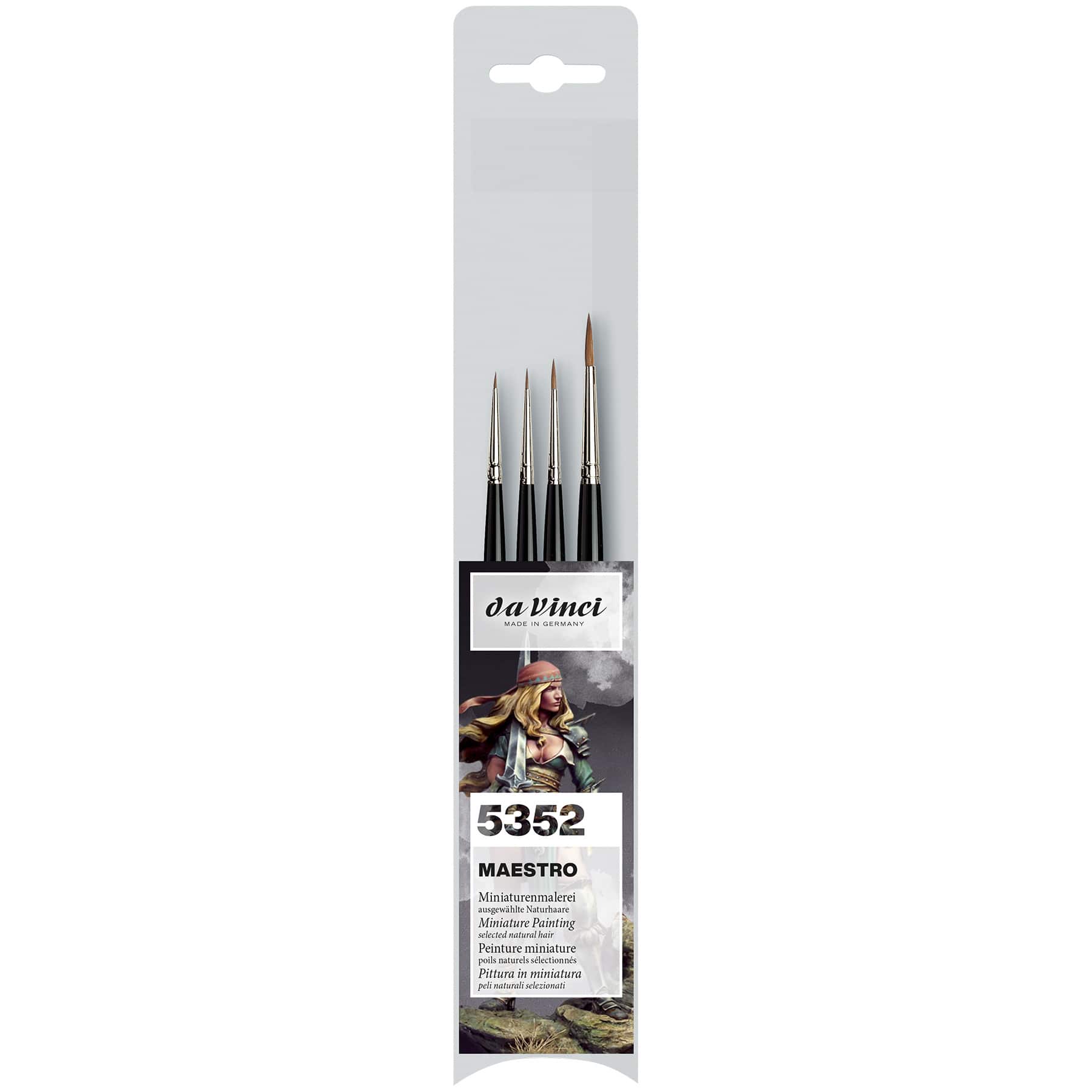da Vinci MAESTRO Series 10 4 Piece Brush Set