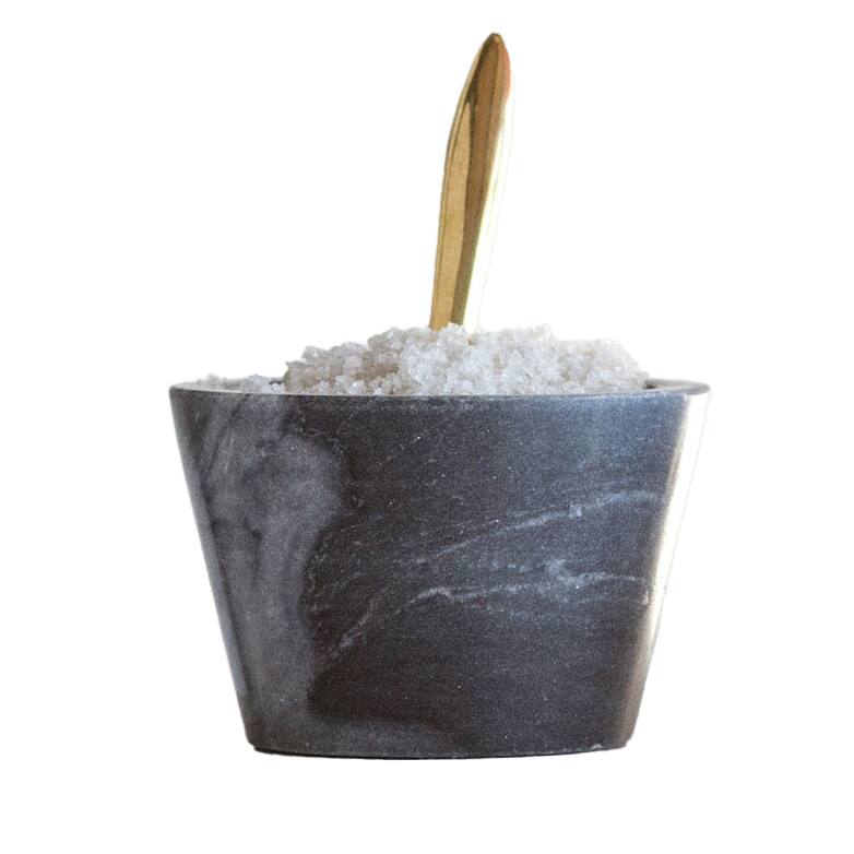 Hello Honey® Assorted Marble Pinch Pots with Brass Spoons, 3ct.