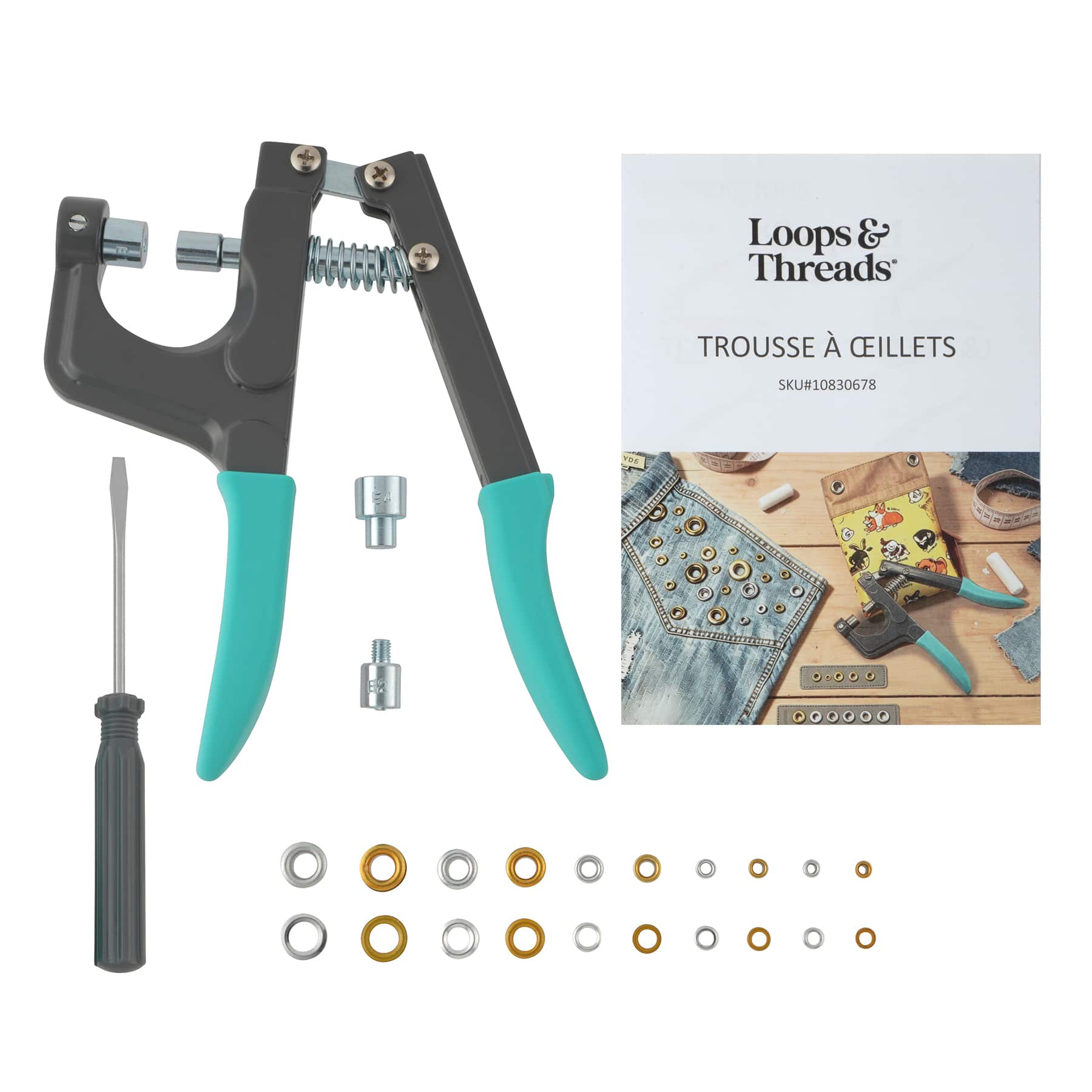 Eyelet Fastener Kit by Loops & Threads®