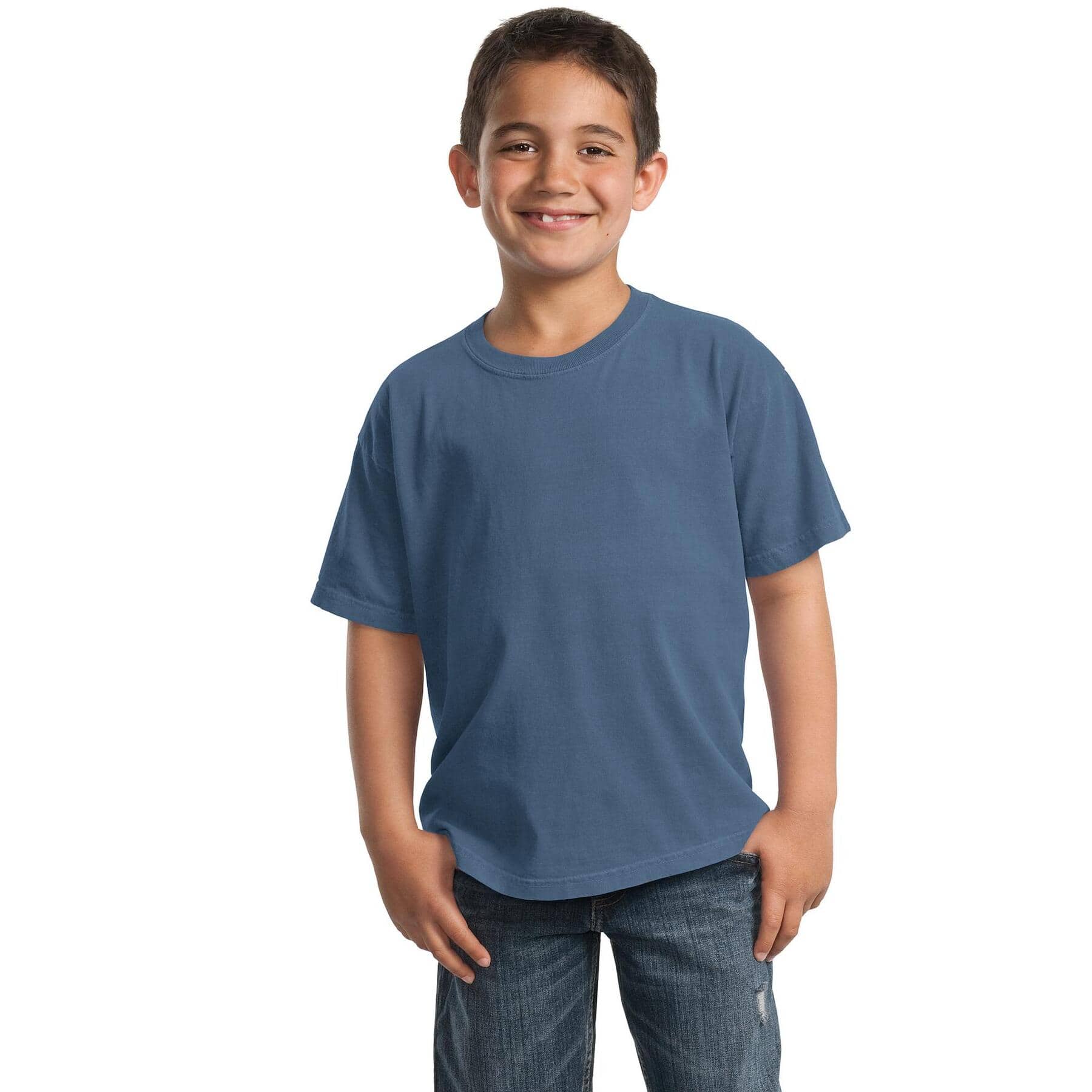 Port & Company® Beach Wash Garment-Dyed Youth T-Shirt