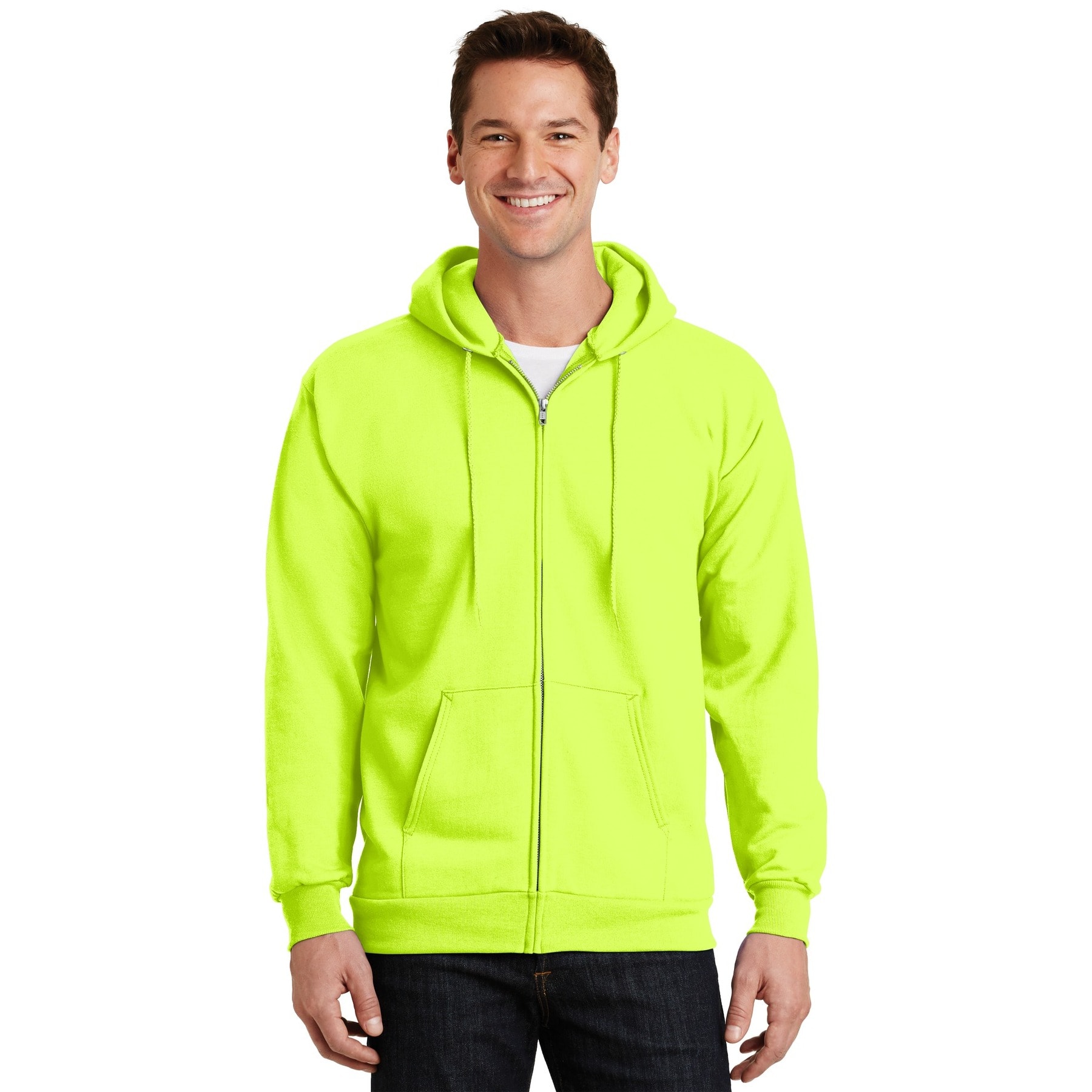 Port & Company® Essential Fleece Full-Zip Hooded Sweatshirt