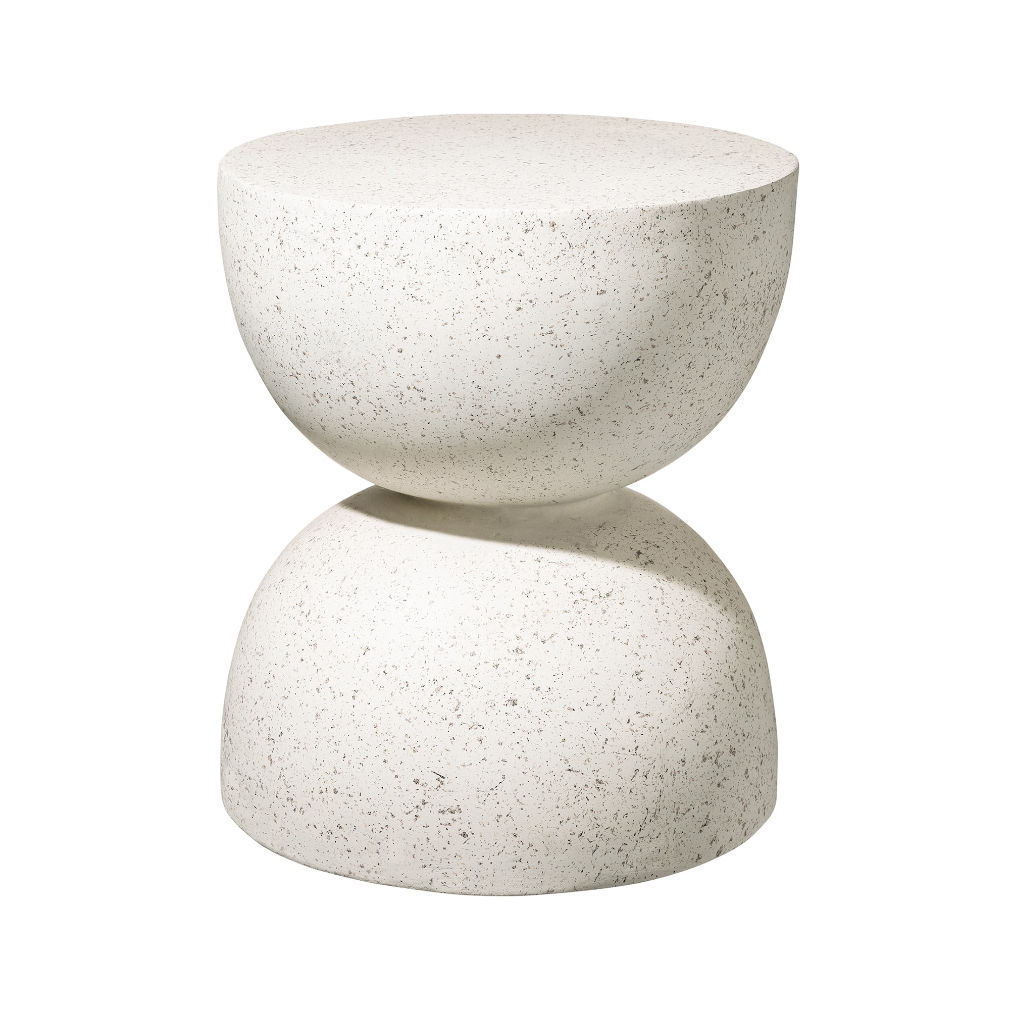 Glitzhome® 18" Multi-Functional Terrazzo Garden Stool