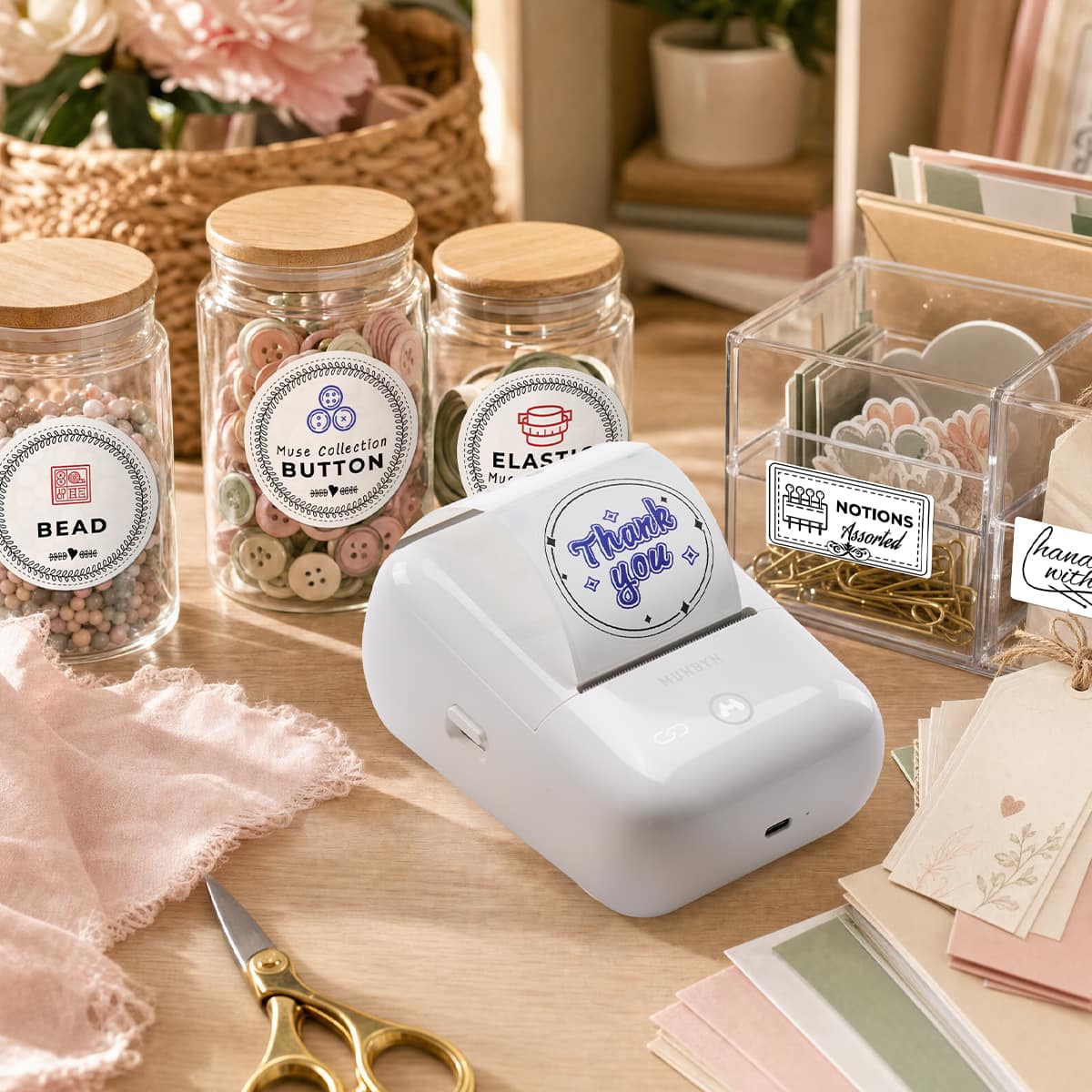 MUNBYN® FM226 Bluetooth Portable Label Maker