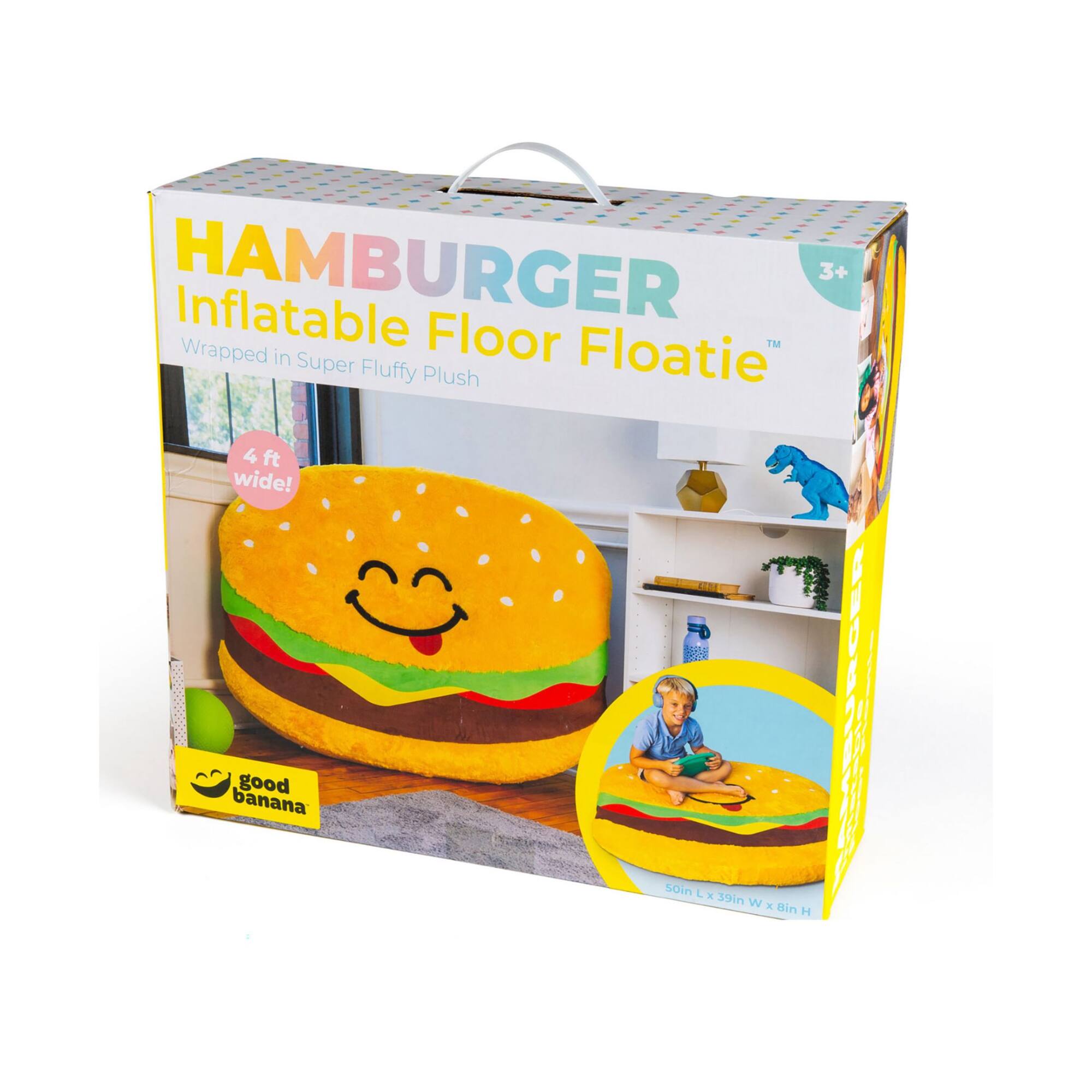 Good Banana™ Floor Floaties™ Cheeseburger Play Space Cushion