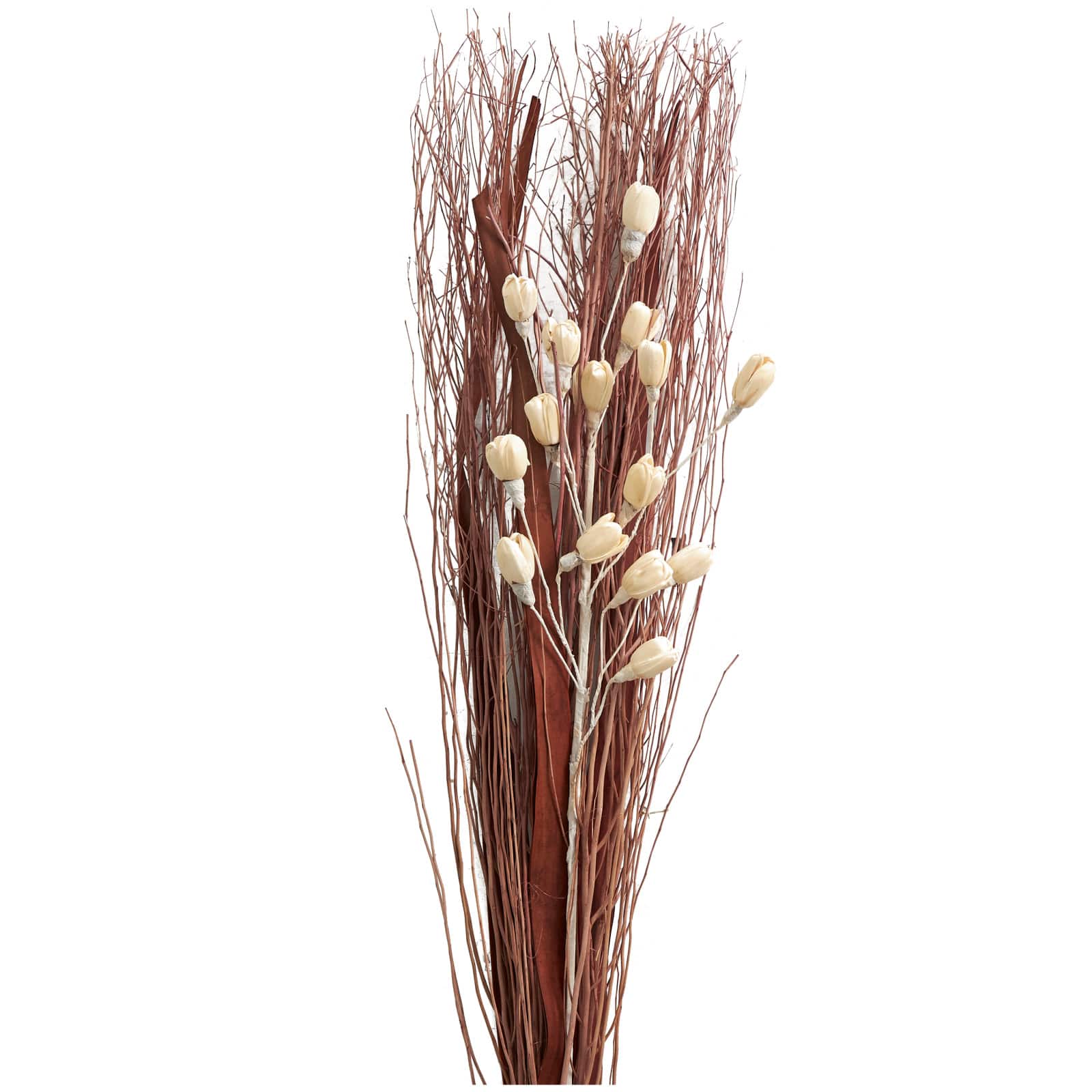 Brown & Cream Dried Foliage & Grass Arrangement
