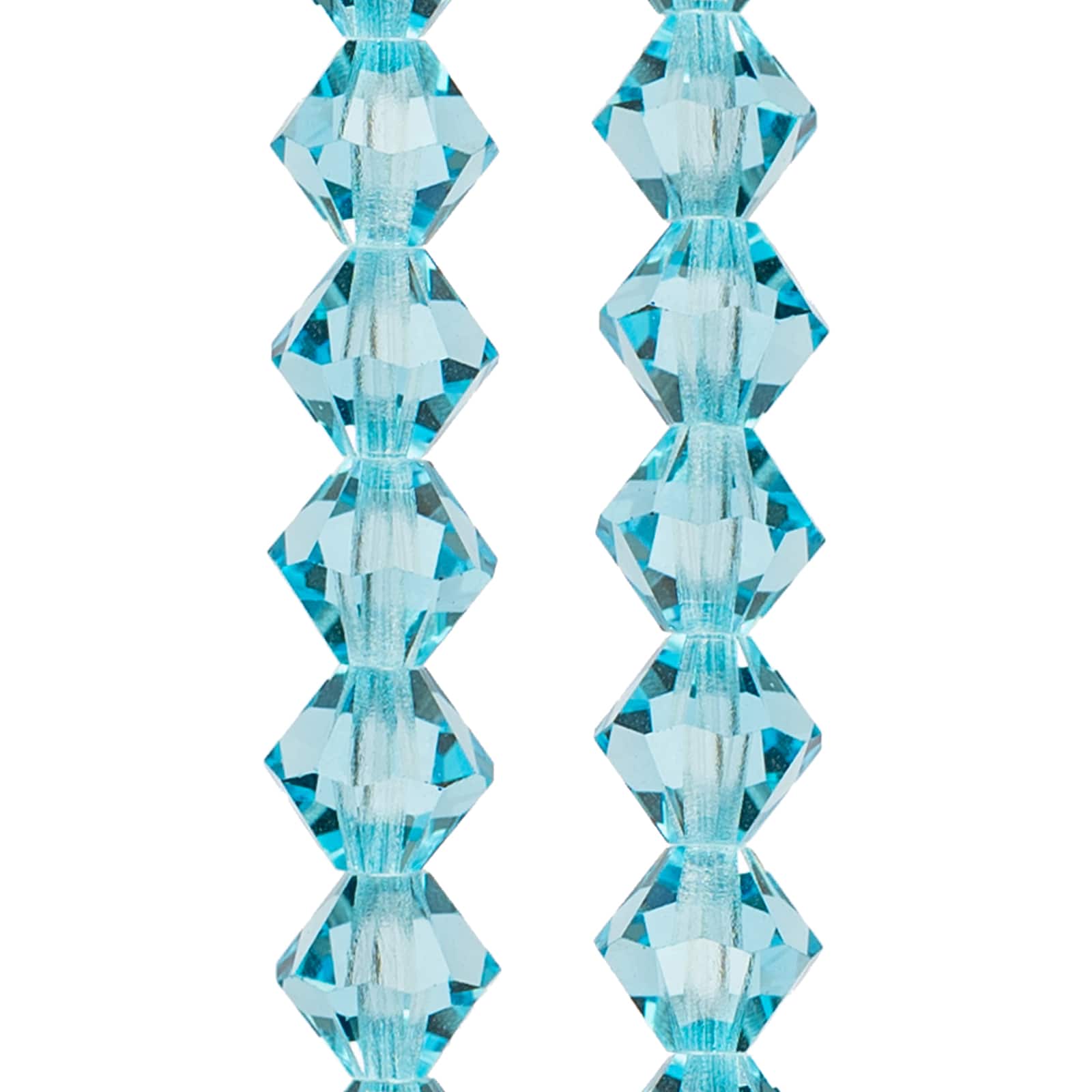 Preciosa Glass Crystal Bicone Beads, 6mm by Bead Landing™