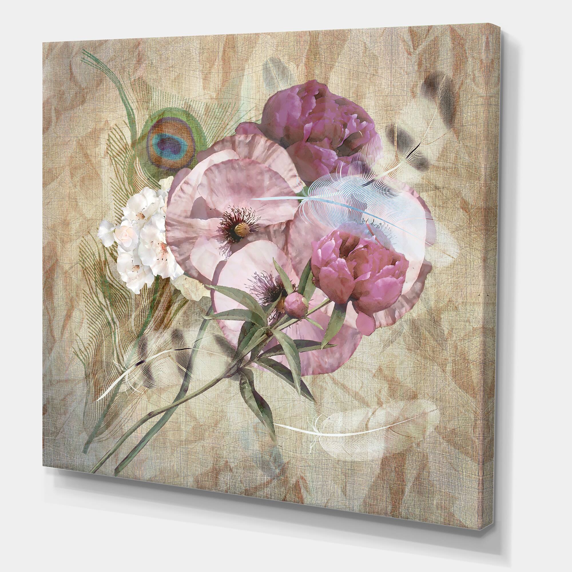 Designart - Iris Bouquet Floral Design