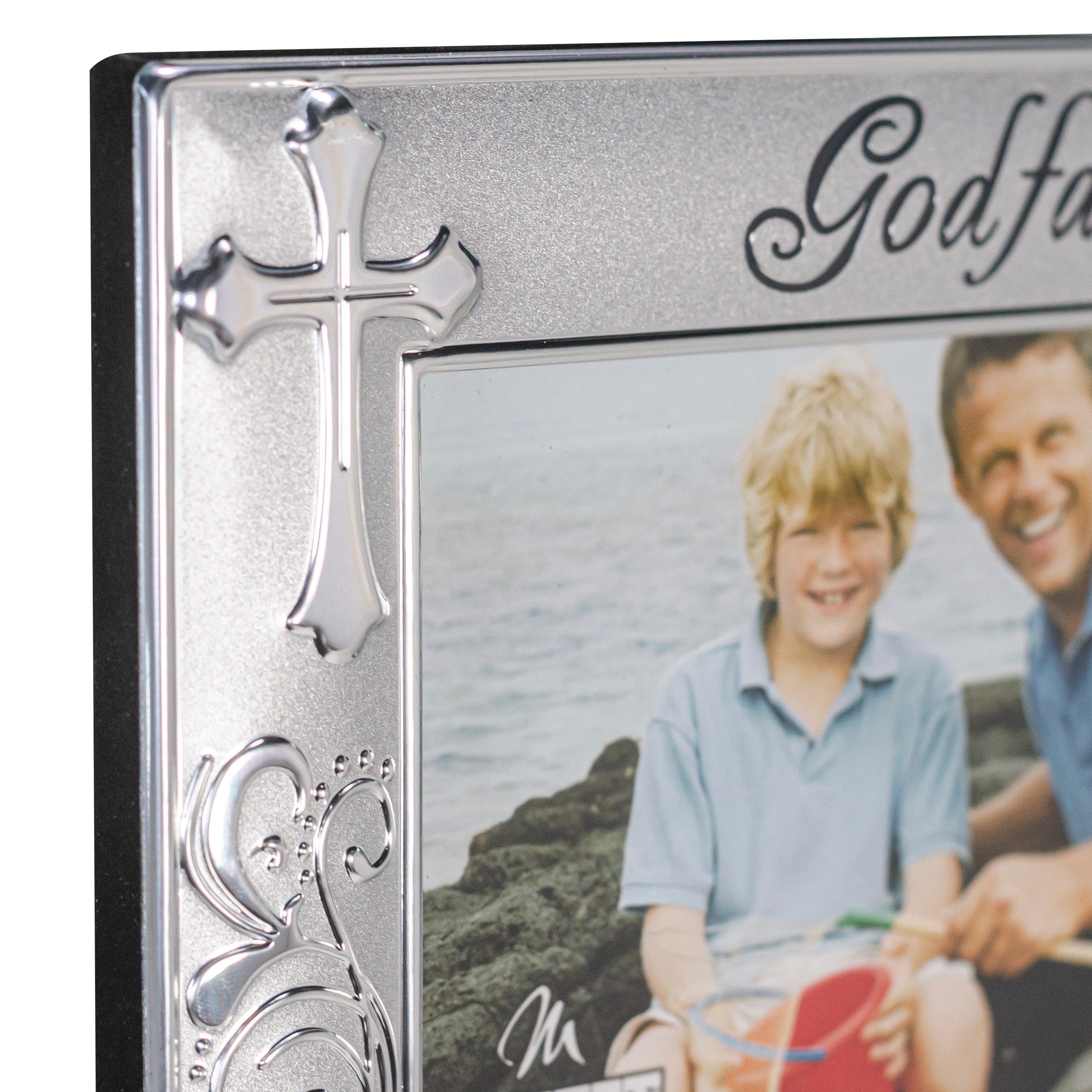 Malden International Designs Godfather 4" x 6" Stamped Metal Frame