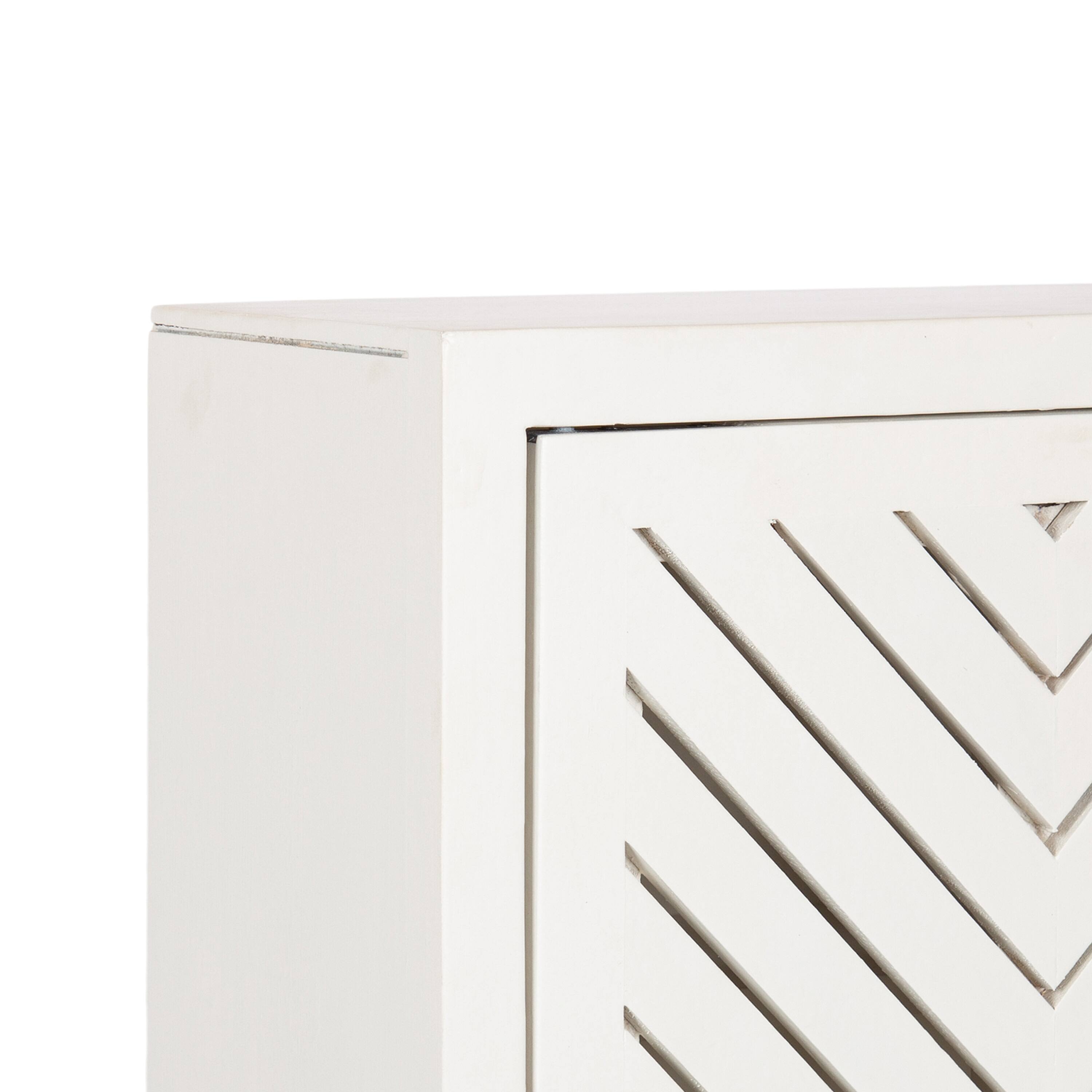 Kate and Laurel Mezzeta Tall Wood Bath Cabinet
