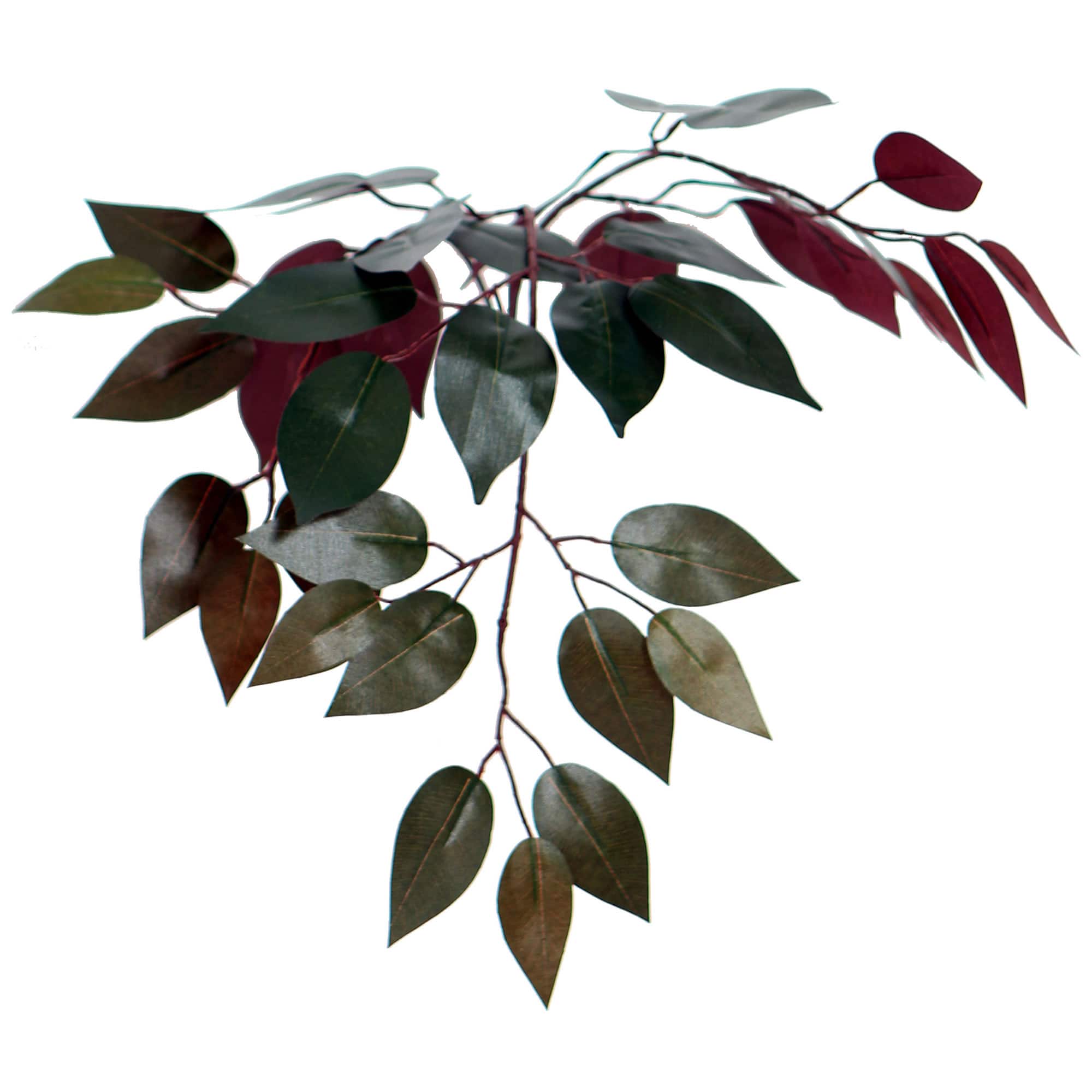4ft. Artificial Capensia Bush with Square Willow Basket