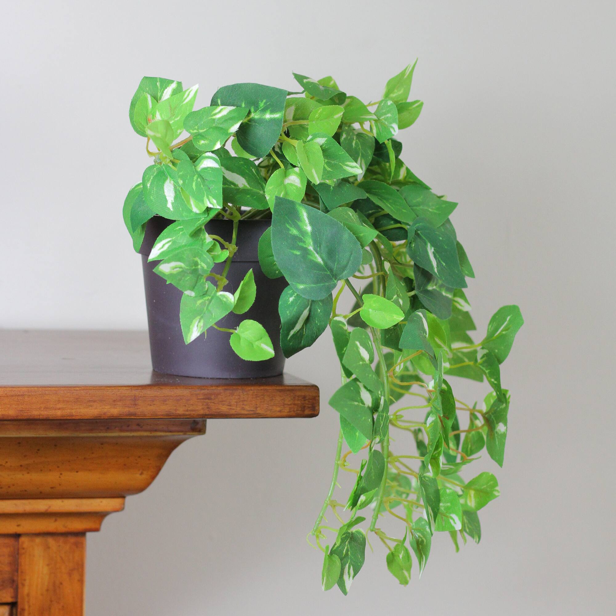 12" Potted Artificial Green Plant