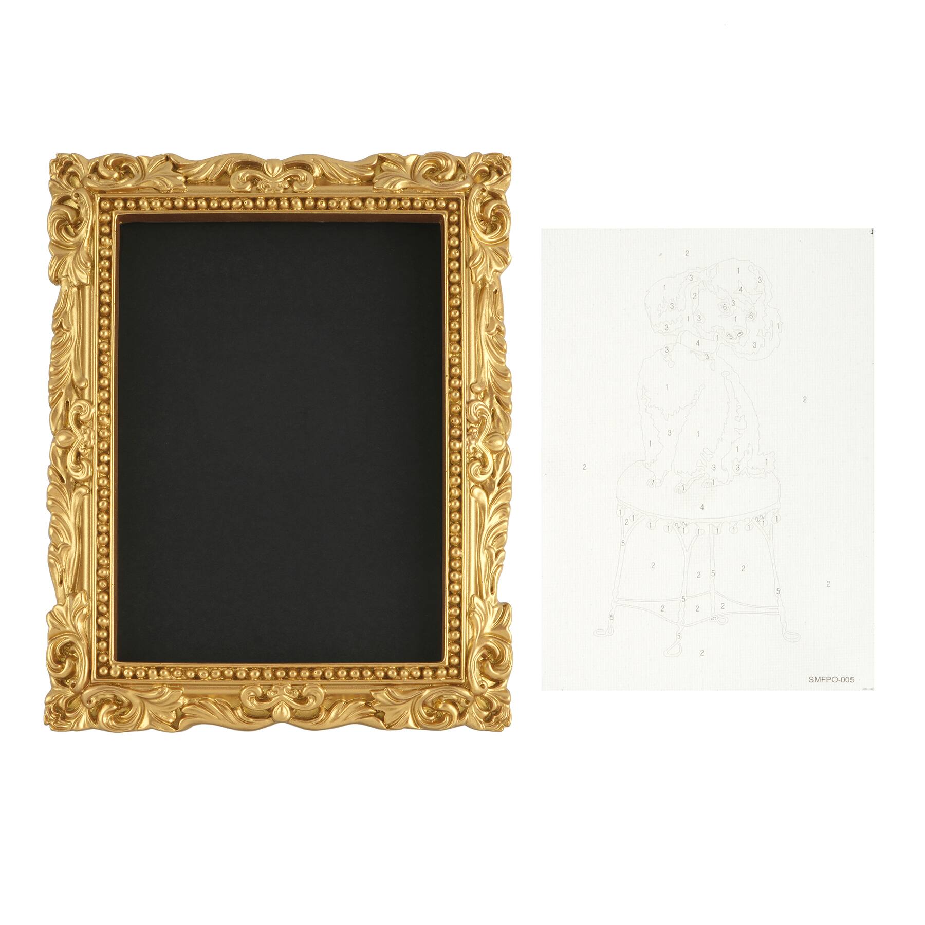 Poodle Paint-by-Number Framed Mini Kit by Artist's Loft®