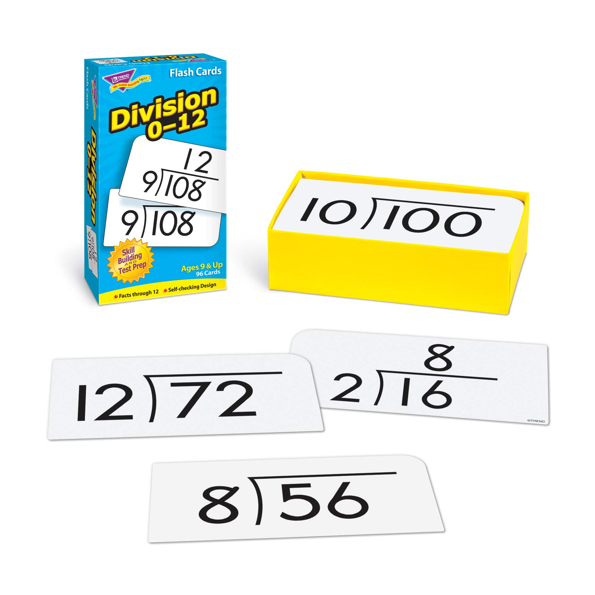 Trend Enterprises® Division 0-12 Skill Drill Flash Cards