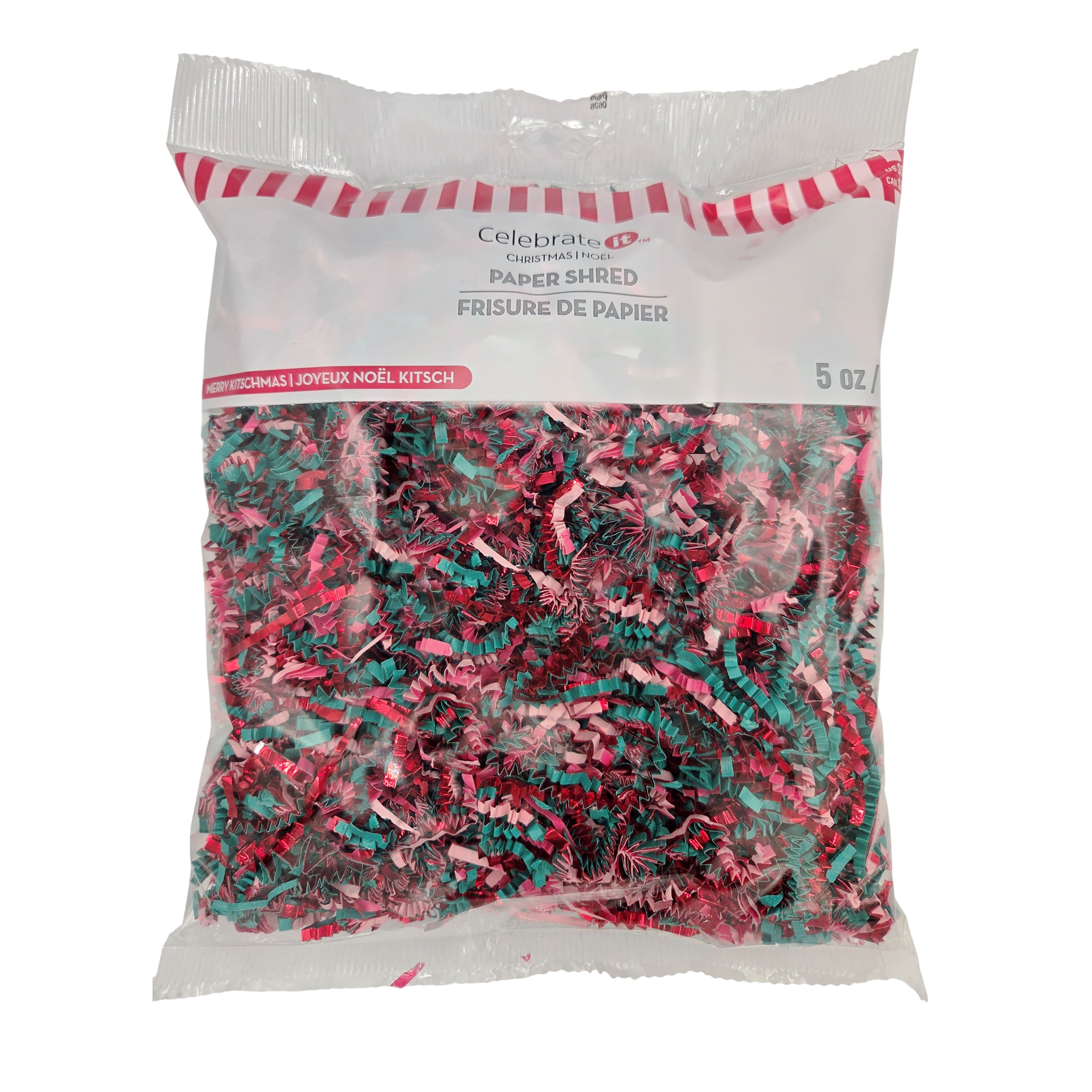 Michaels, 5oz. Pink, Red & Turquoise Shred by Celebrate It™ – Category: Shred & Tissue
