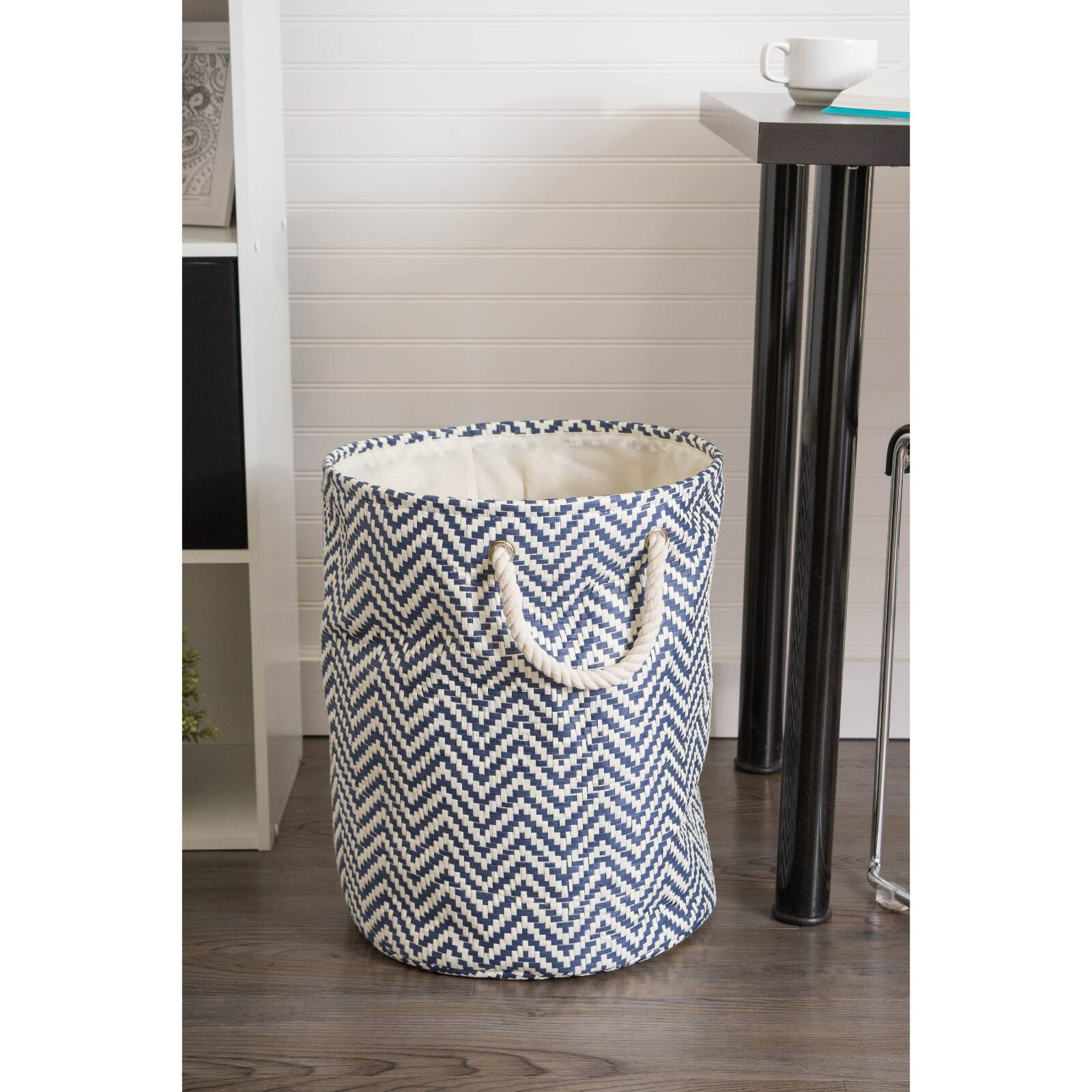 DII® Medium Round Chevron Paper Bin
