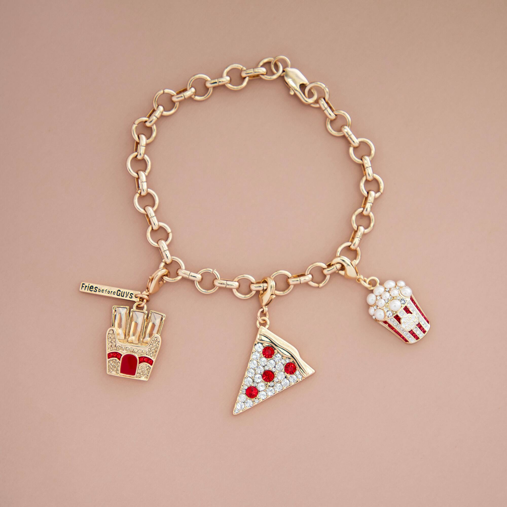 Movie Popcorn Austrian Crystal Charm by Bead Landing™