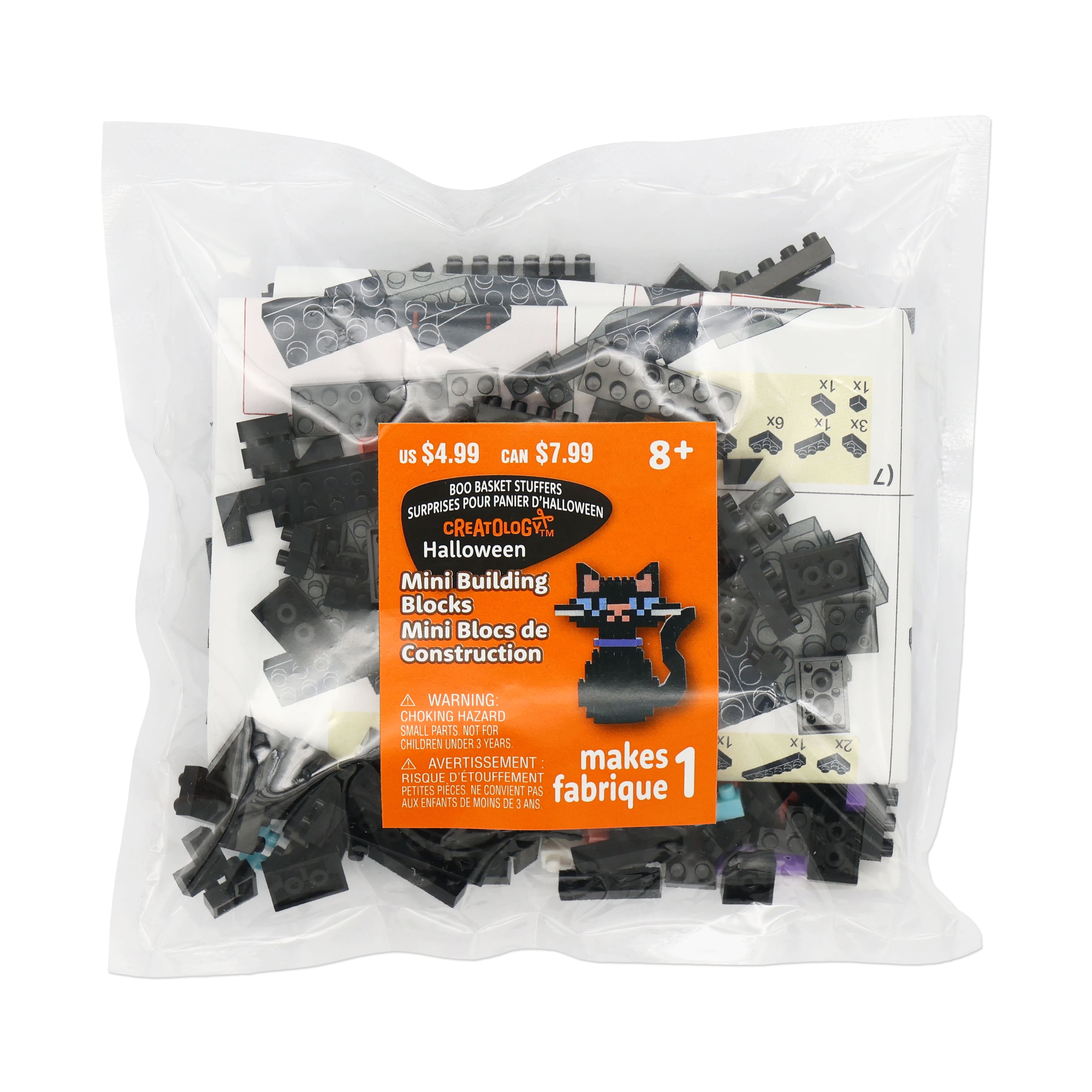 Halloween Black Cat Mini Building Blocks by Creatology™