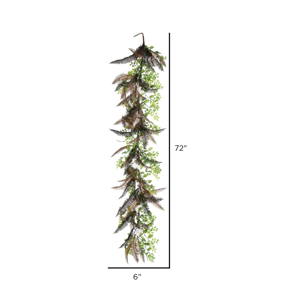 6ft. Green Fern Cotton Garland