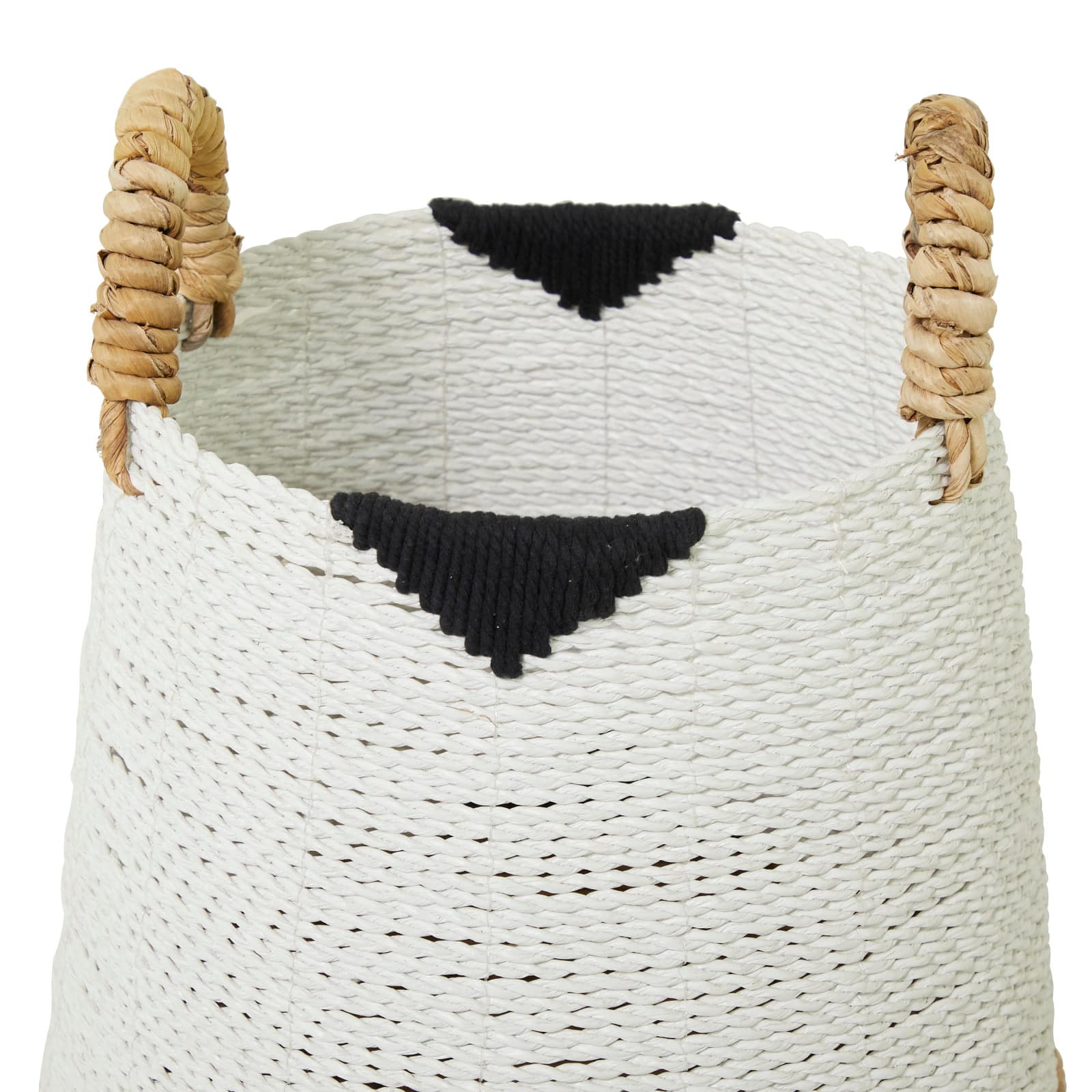 CosmoLiving by Cosmopolitan Banana Leaf Bohemian Storage Basket Set