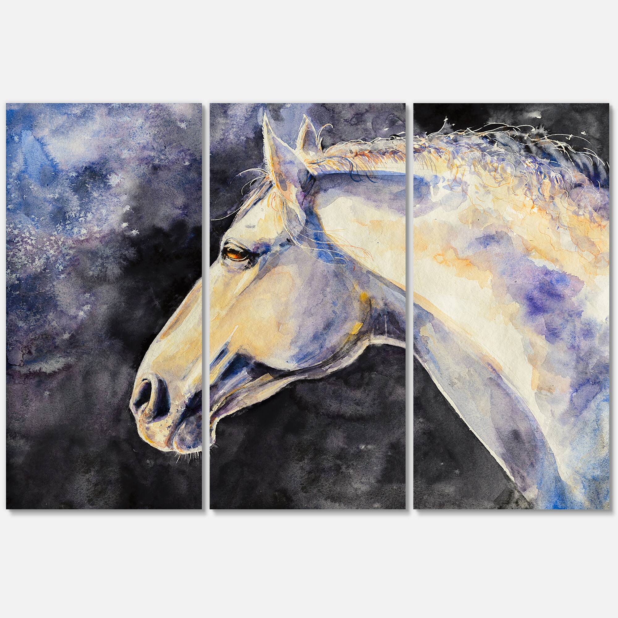 Designart - The Head of A Lipizzan Horse